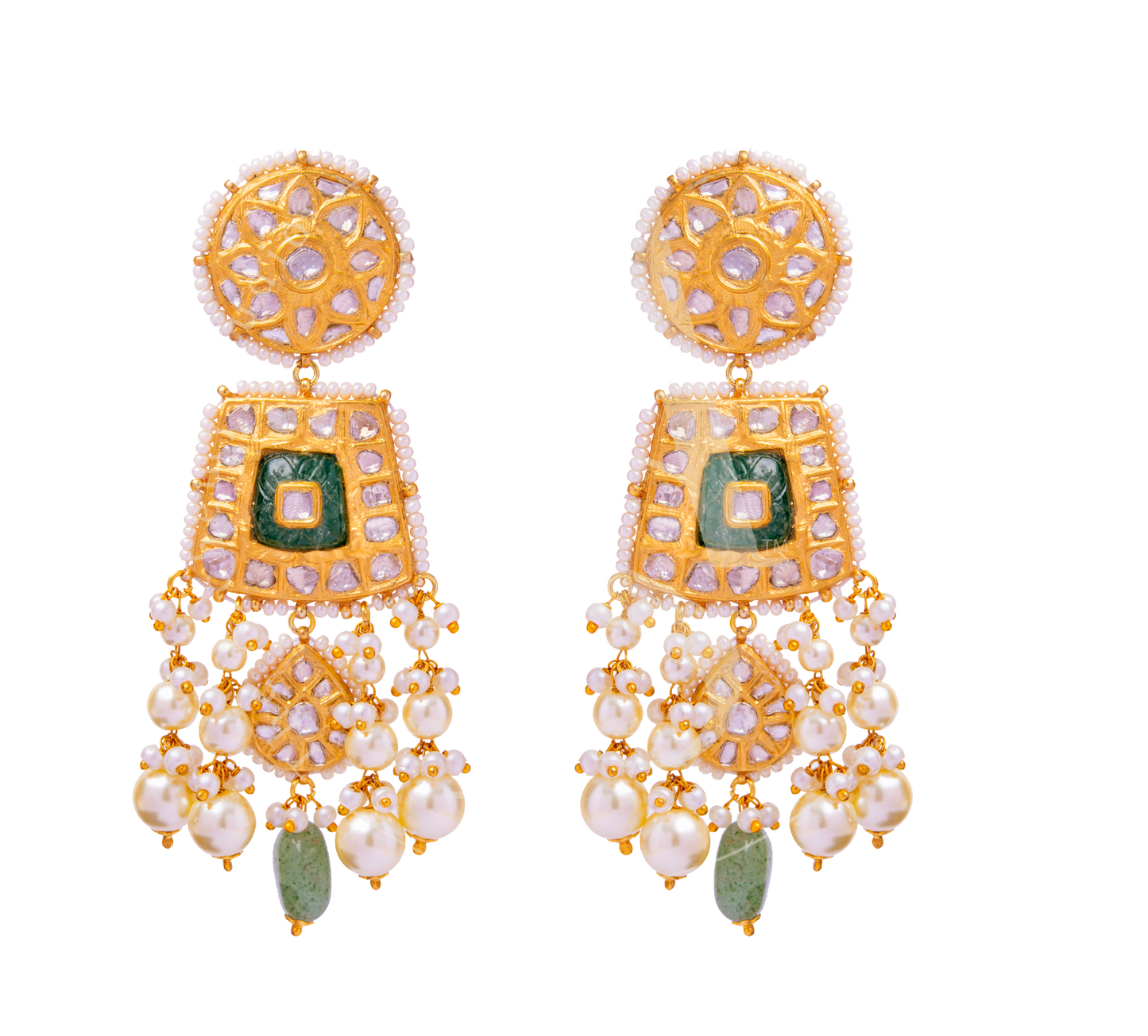 Rabia Uncut Diamond Earrings