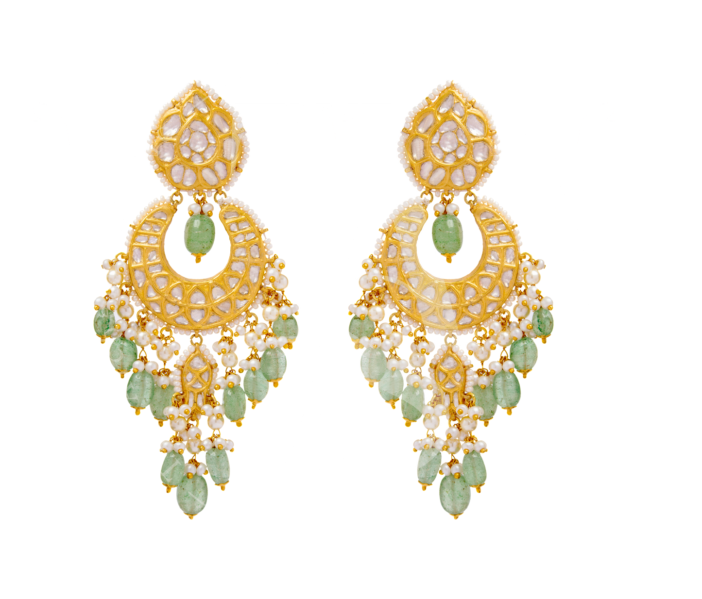 Alia Uncut Diamond Earrings