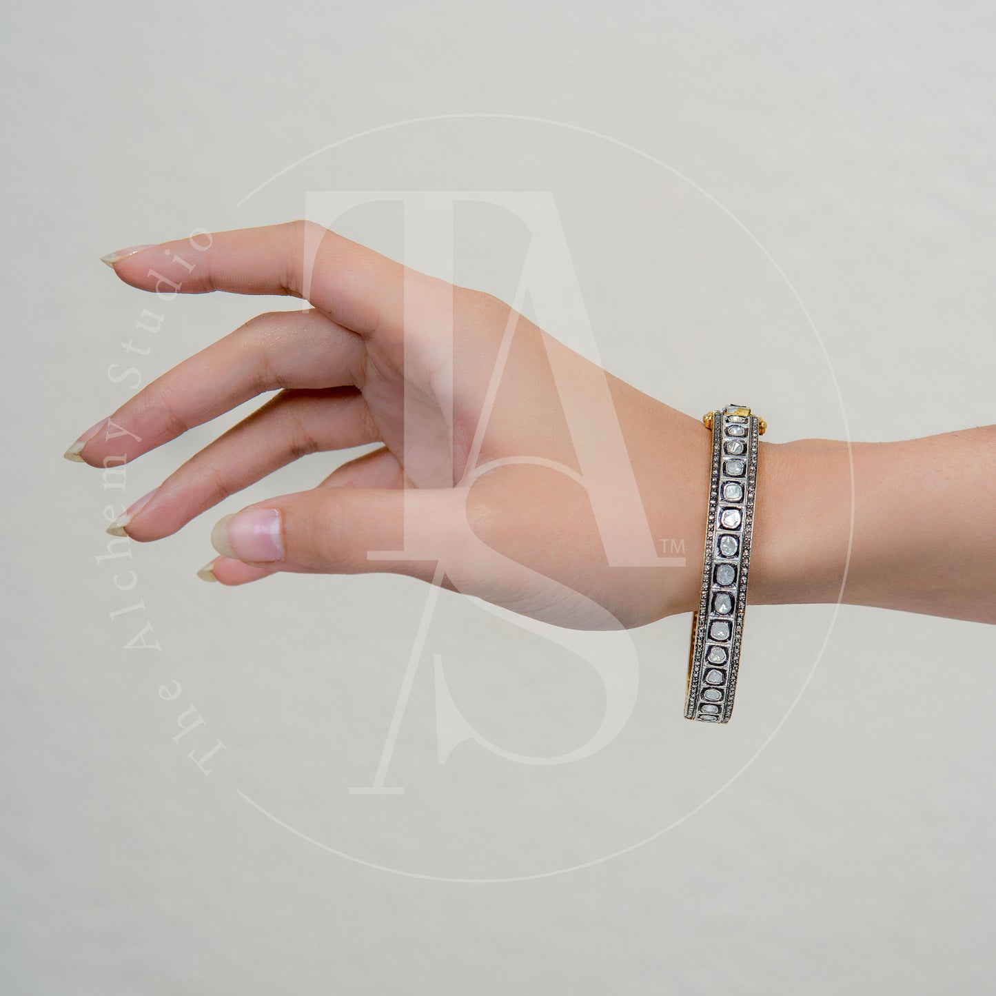 Sunlight Uncut Diamond Bangle