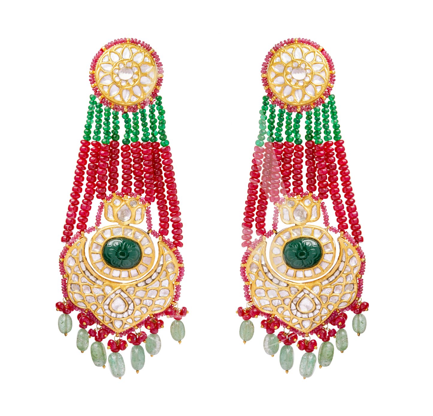 Shehnaz Pasa Uncut Diamond Earrings