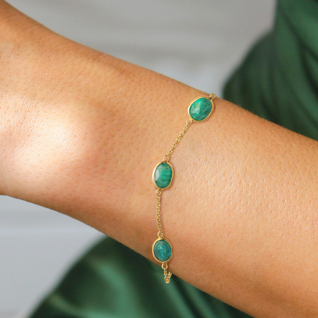 Aria Emerald Bracelet