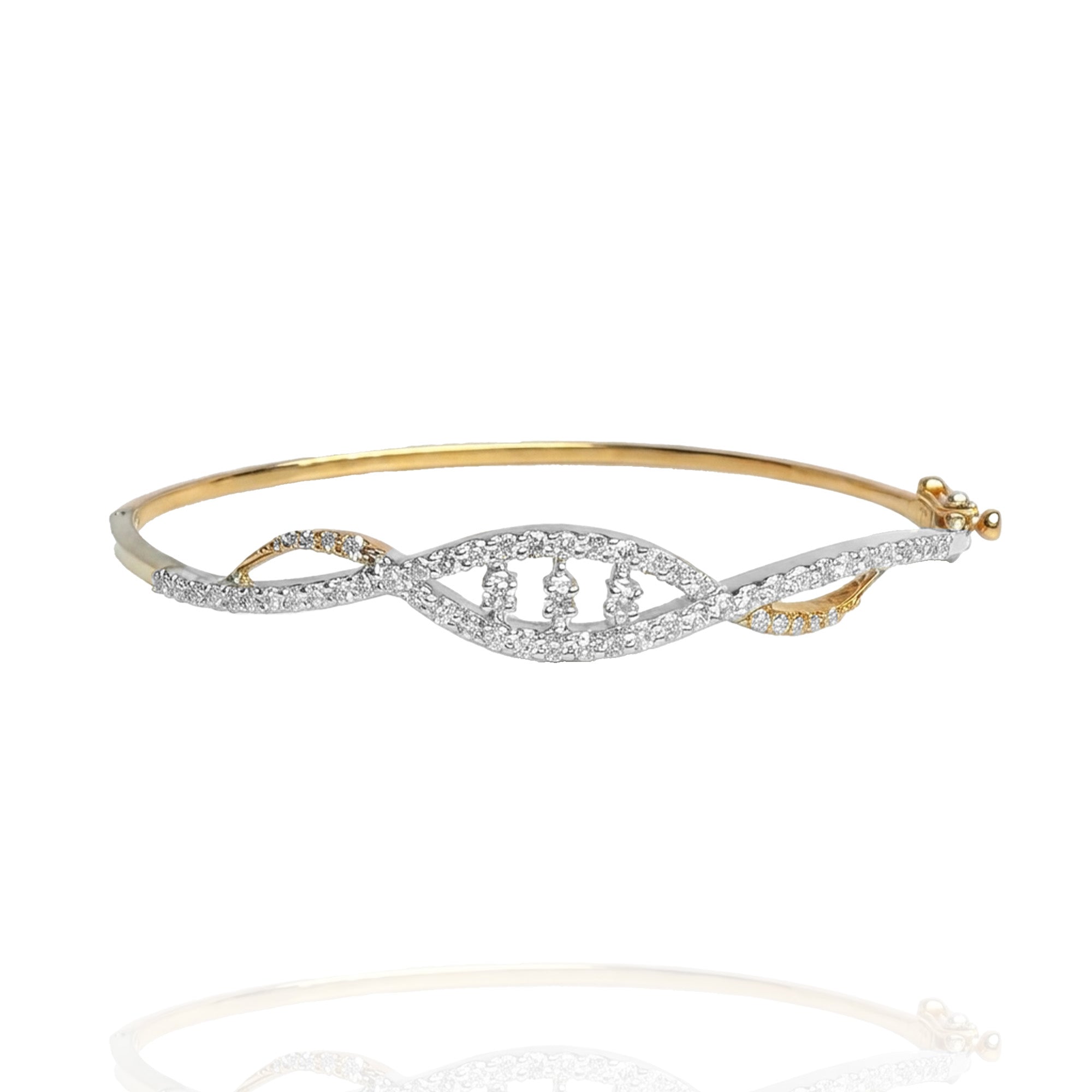Infinity Diamond Bangle