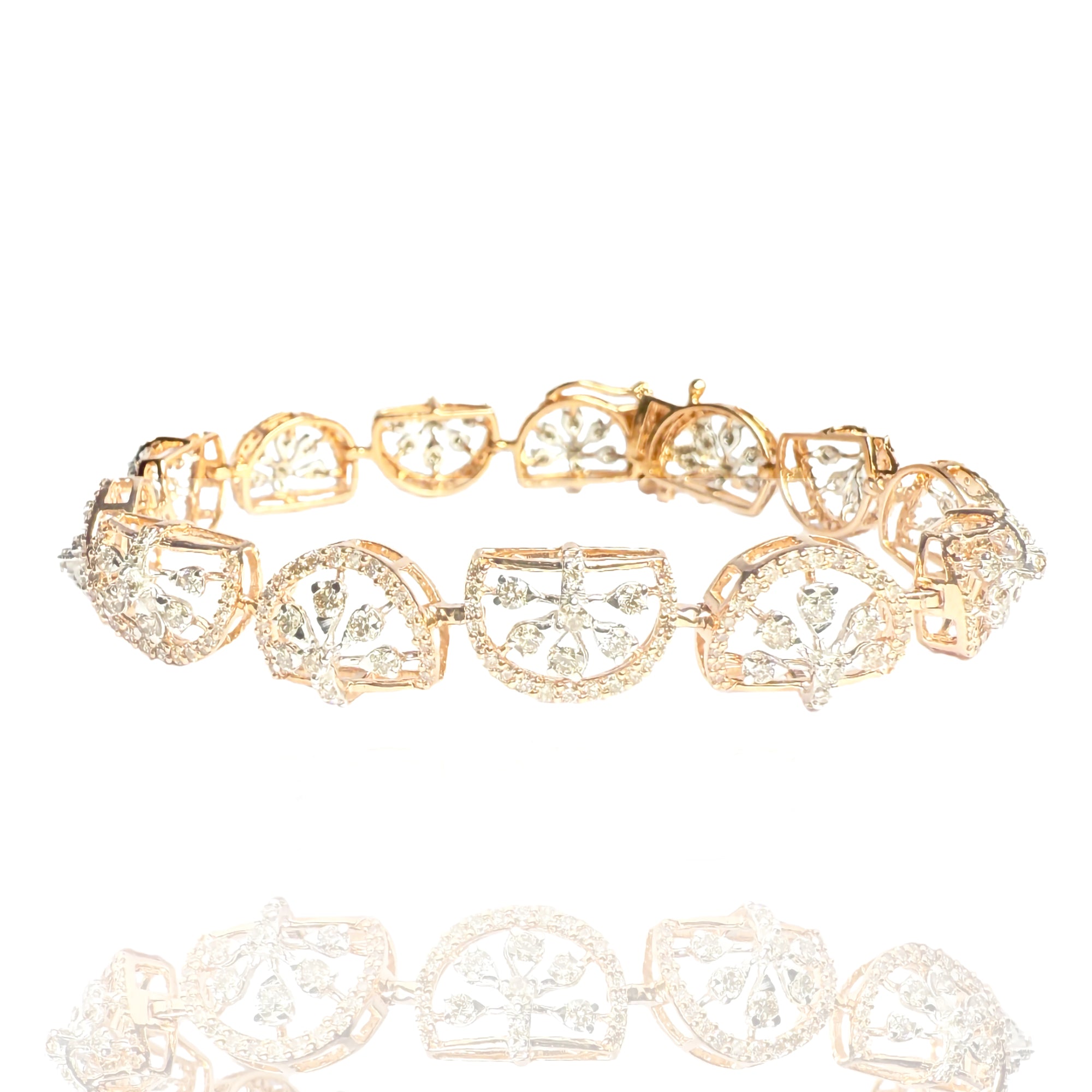 Luna Bloom Diamond Bangle