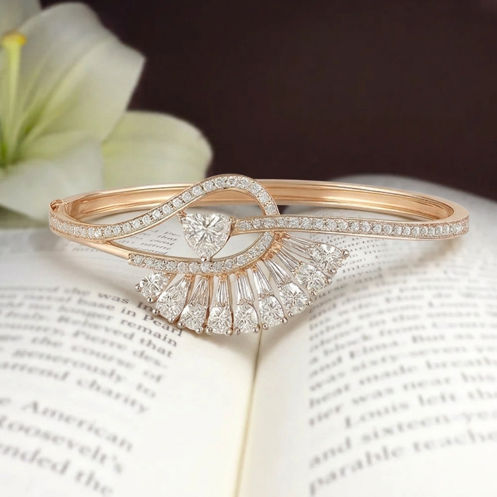 Vasilia Diamond Bangle