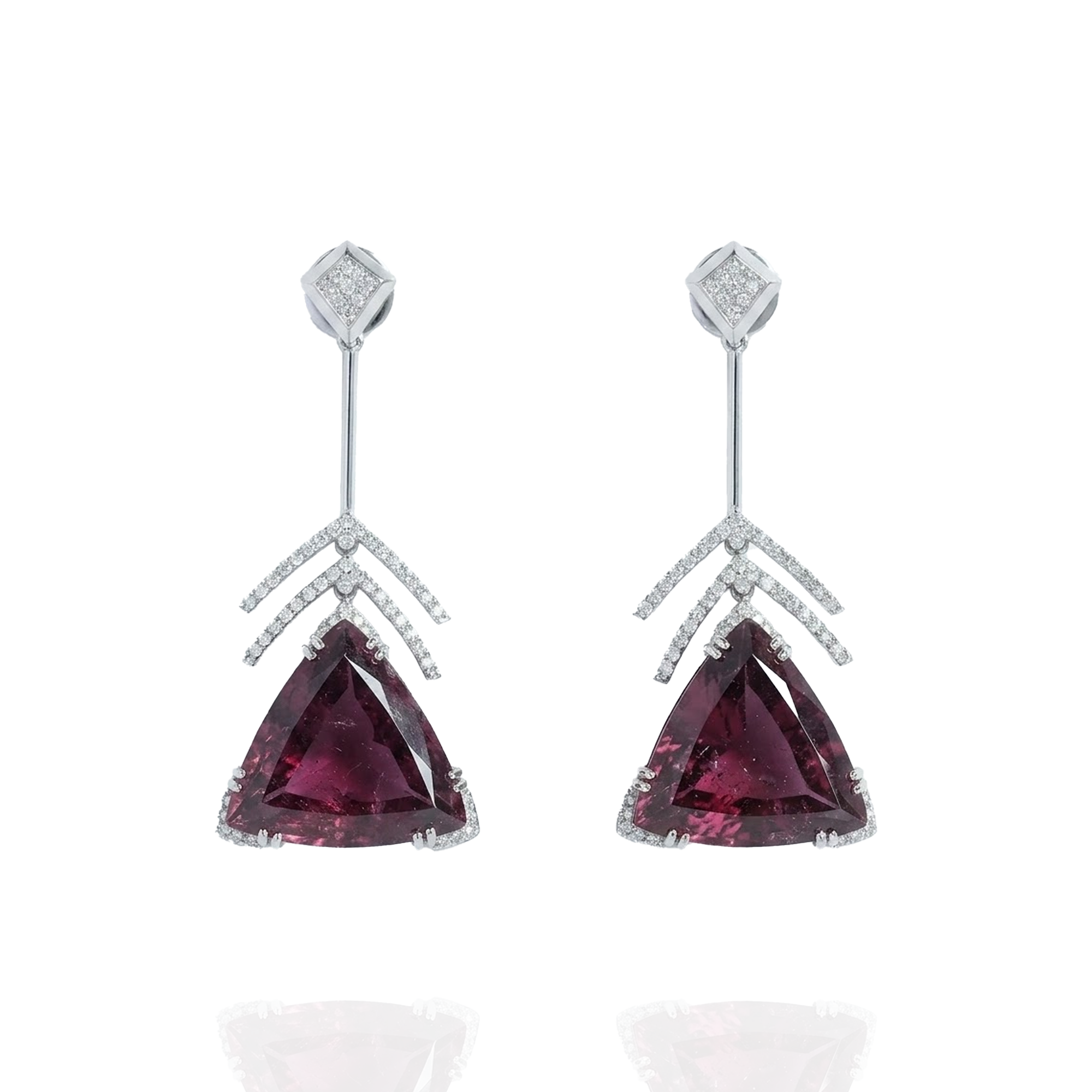 Liana Diamond Tourmaline Earrings