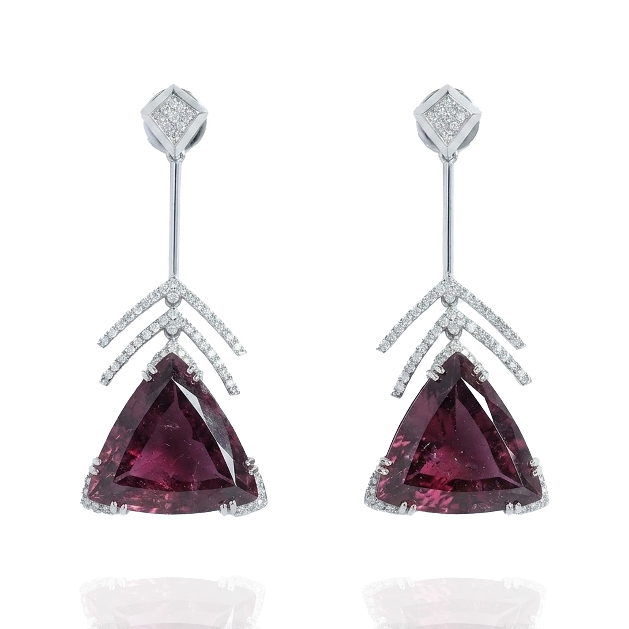 Liana Diamond Tourmaline Earrings