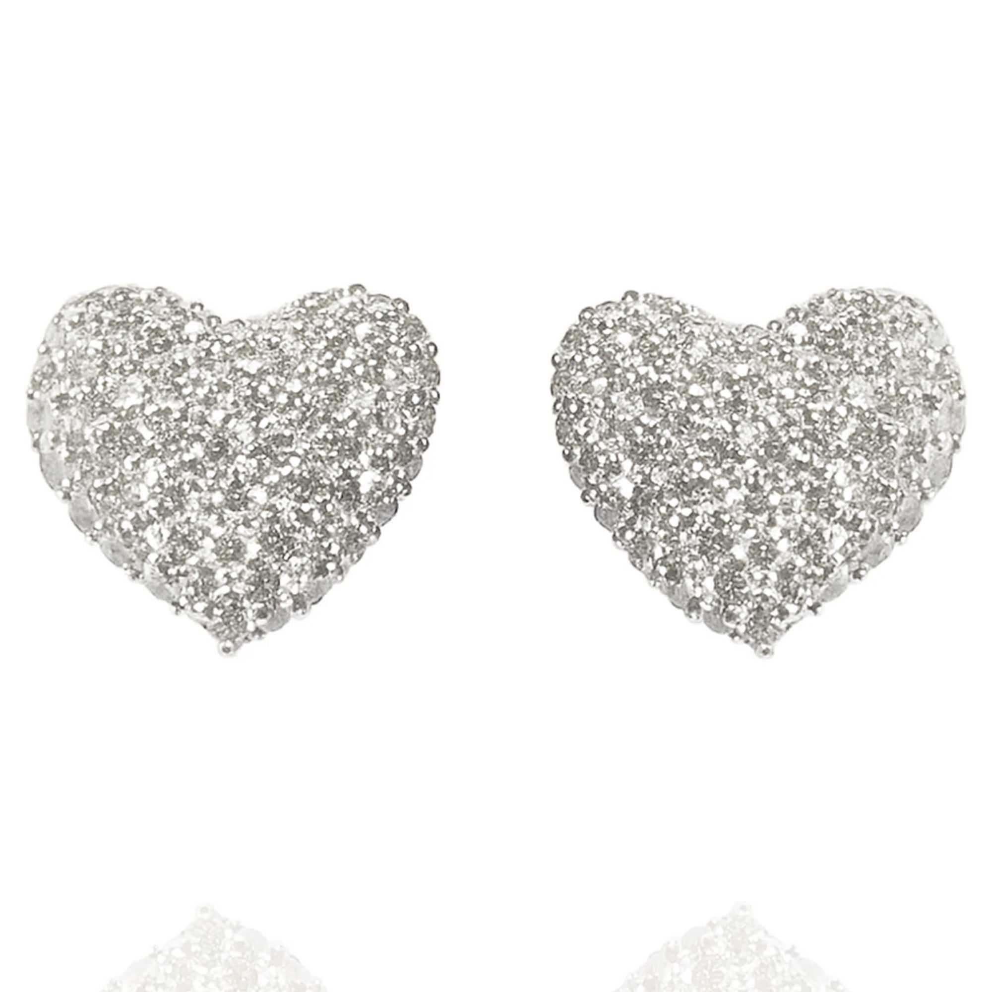 Heart Diamond Earrings