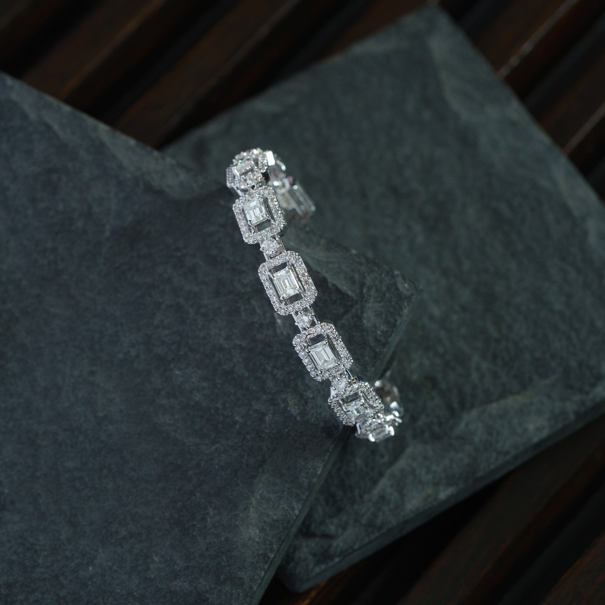 Elysia Diamond Bangle