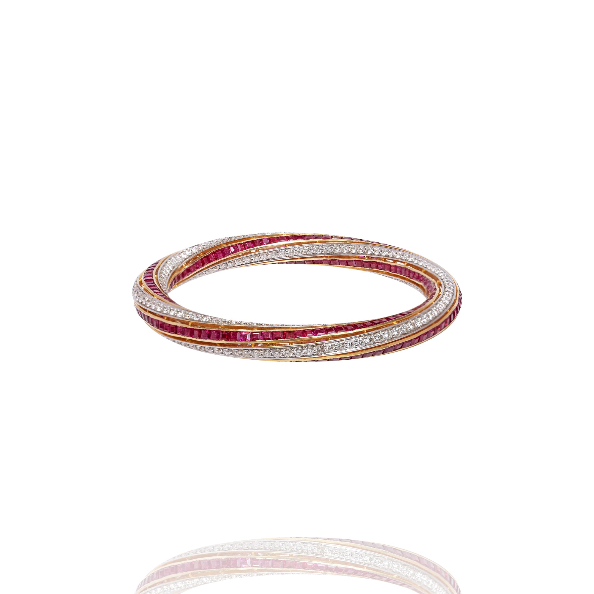 Zivara Diamond Ruby bangle