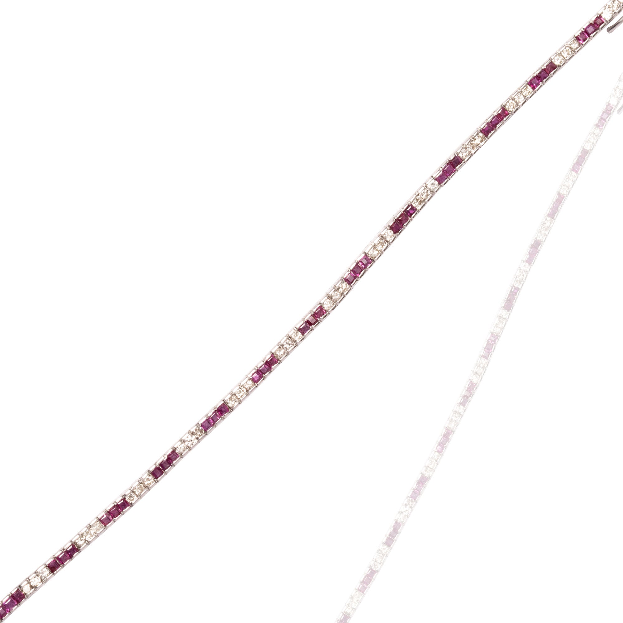 Estella Diamond Ruby Bracelet