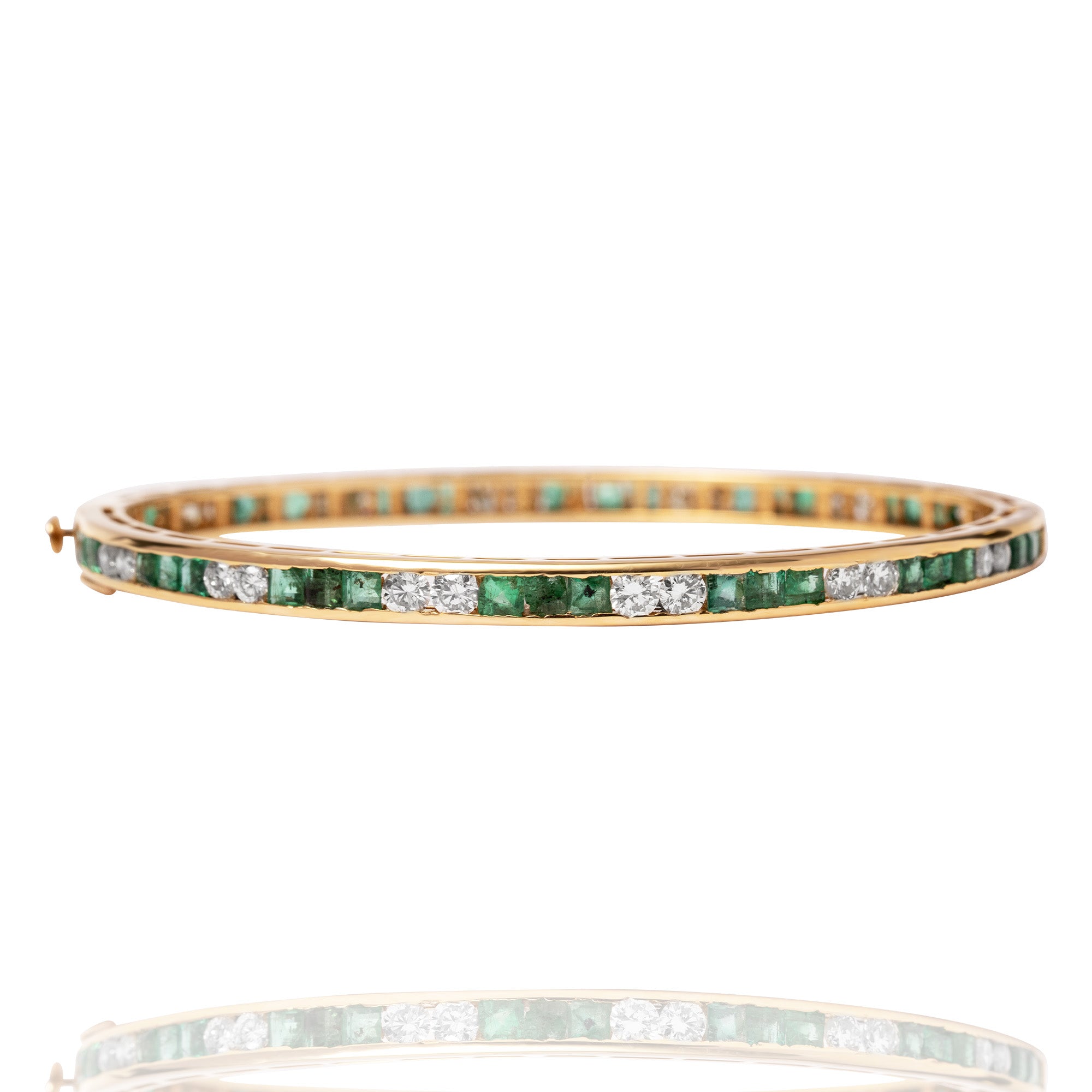 Zavya Diamond Emerald Bracelet