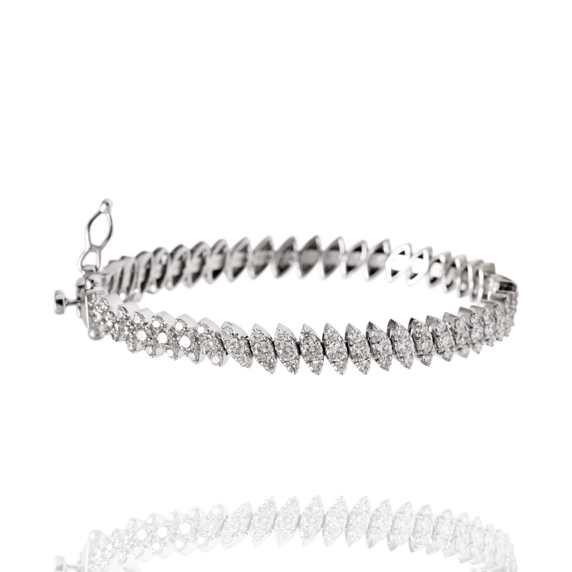 Caroline Pressure Diamond Bracelet