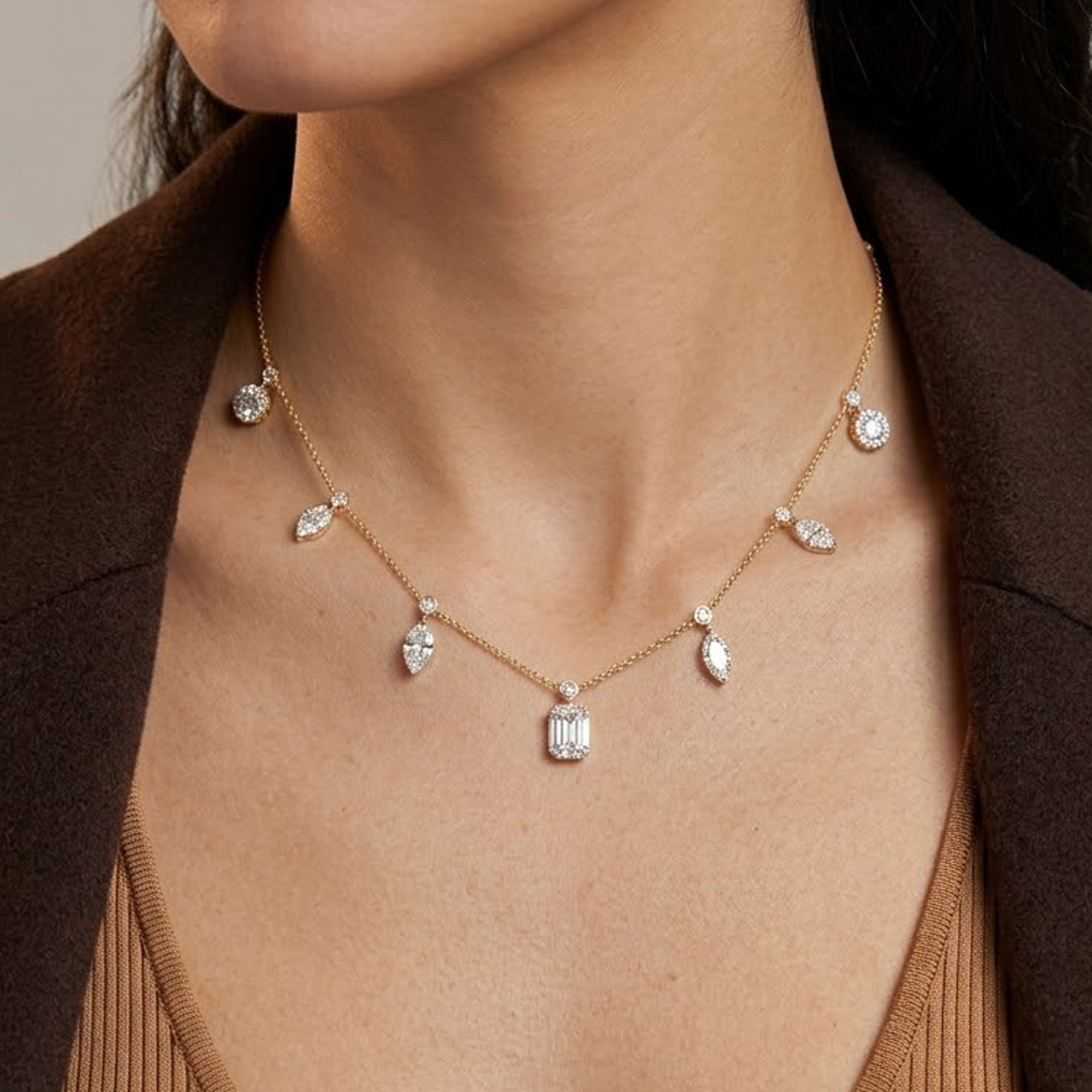 Twinkle Diamond Necklace