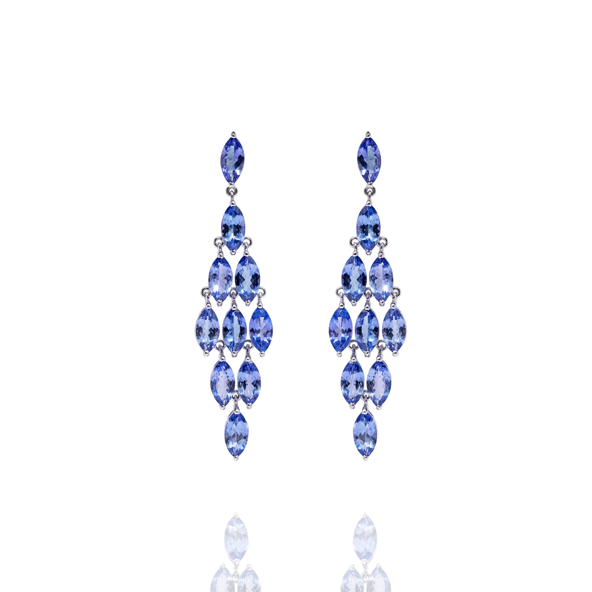 Orchid Tanzanite Earrings