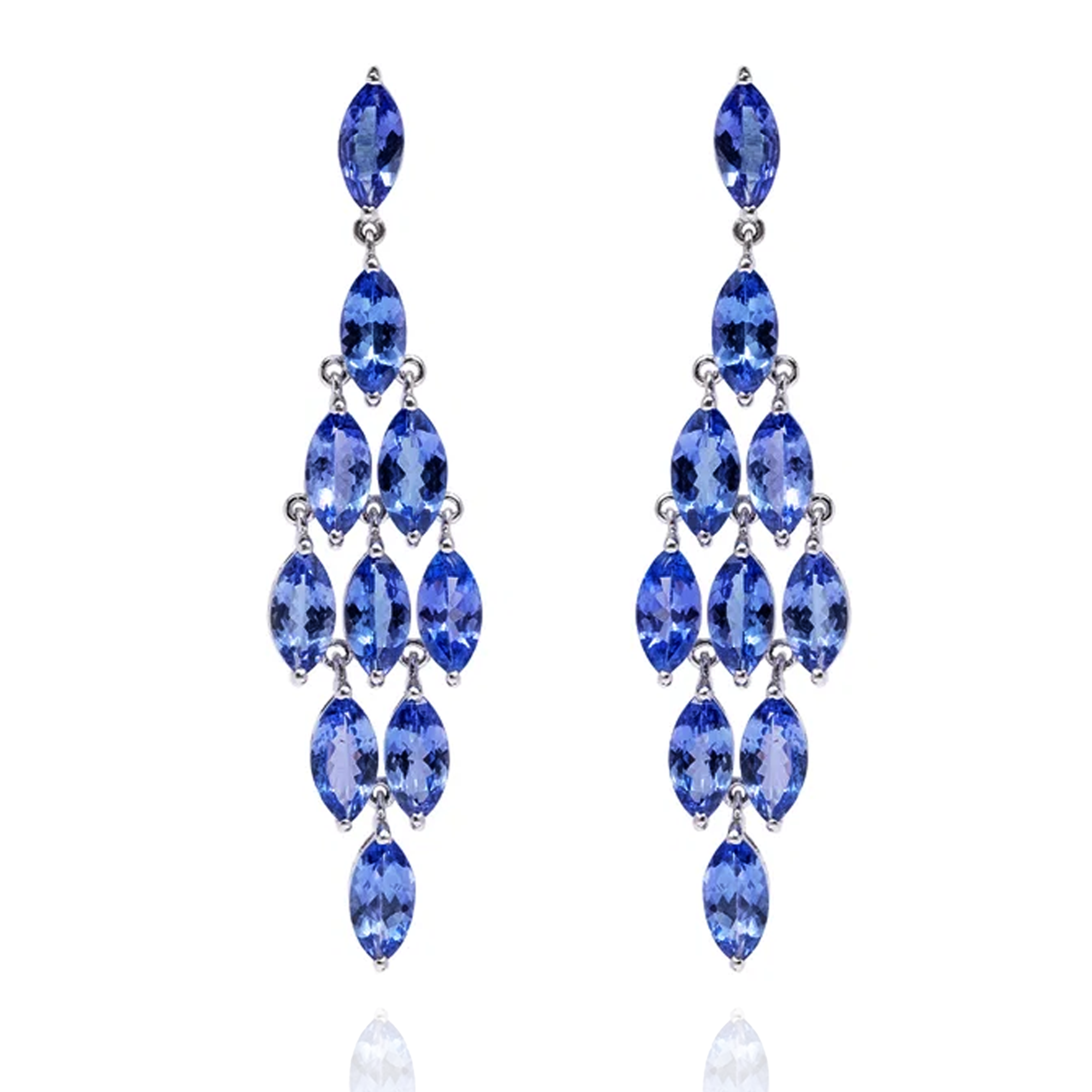 Orchid Tanzanite Earrings