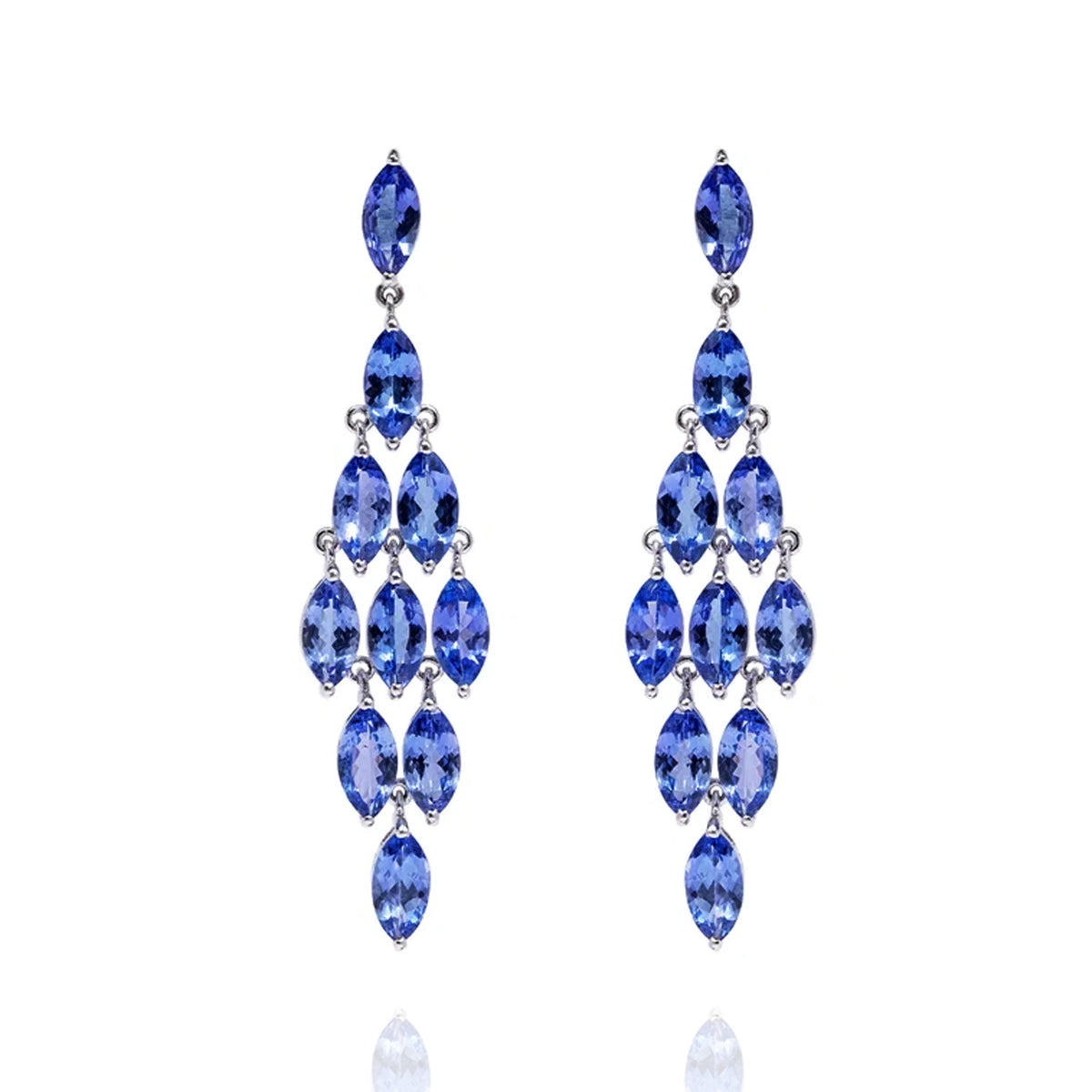 Orchid Tanzanite Earrings