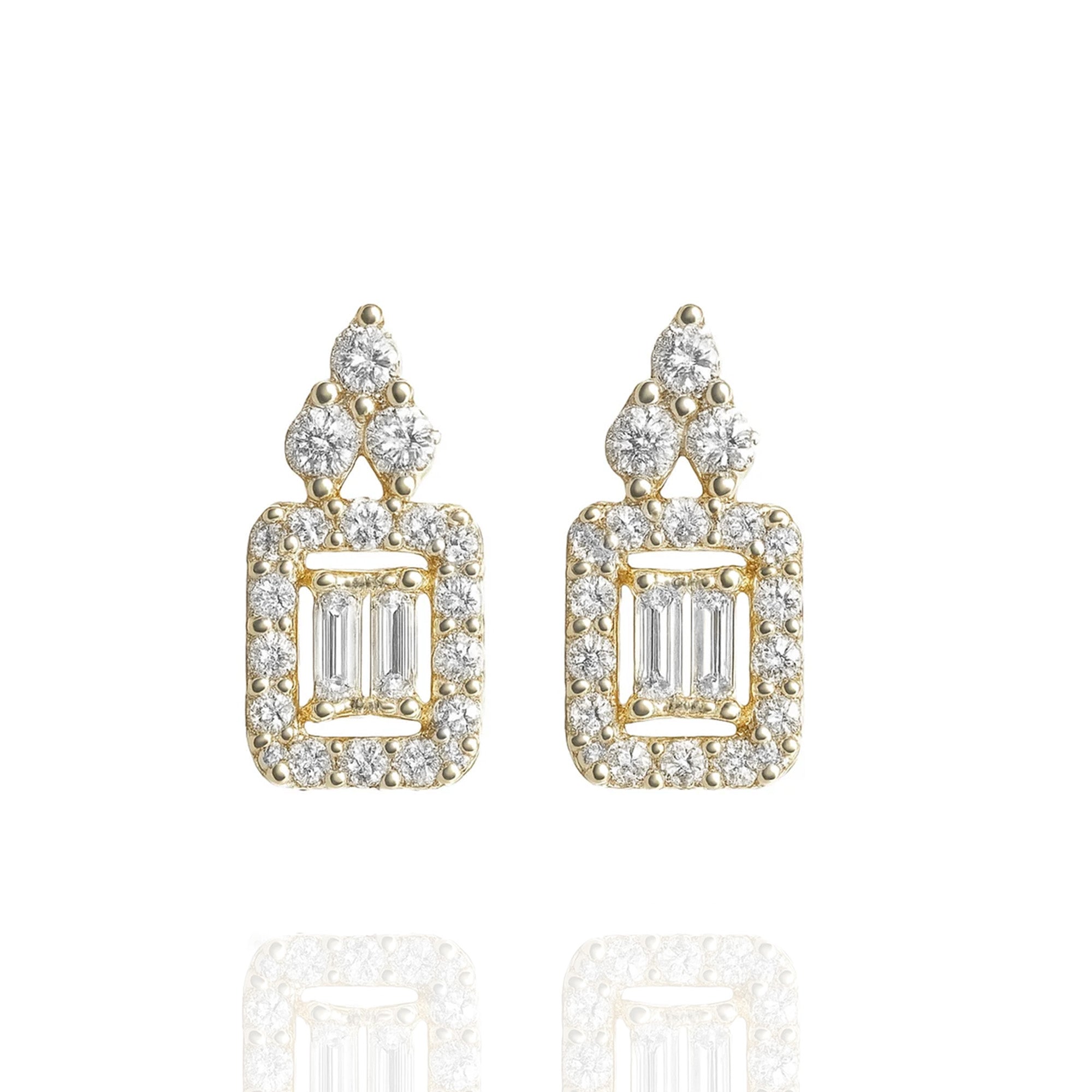 Axis Diamond Earrings