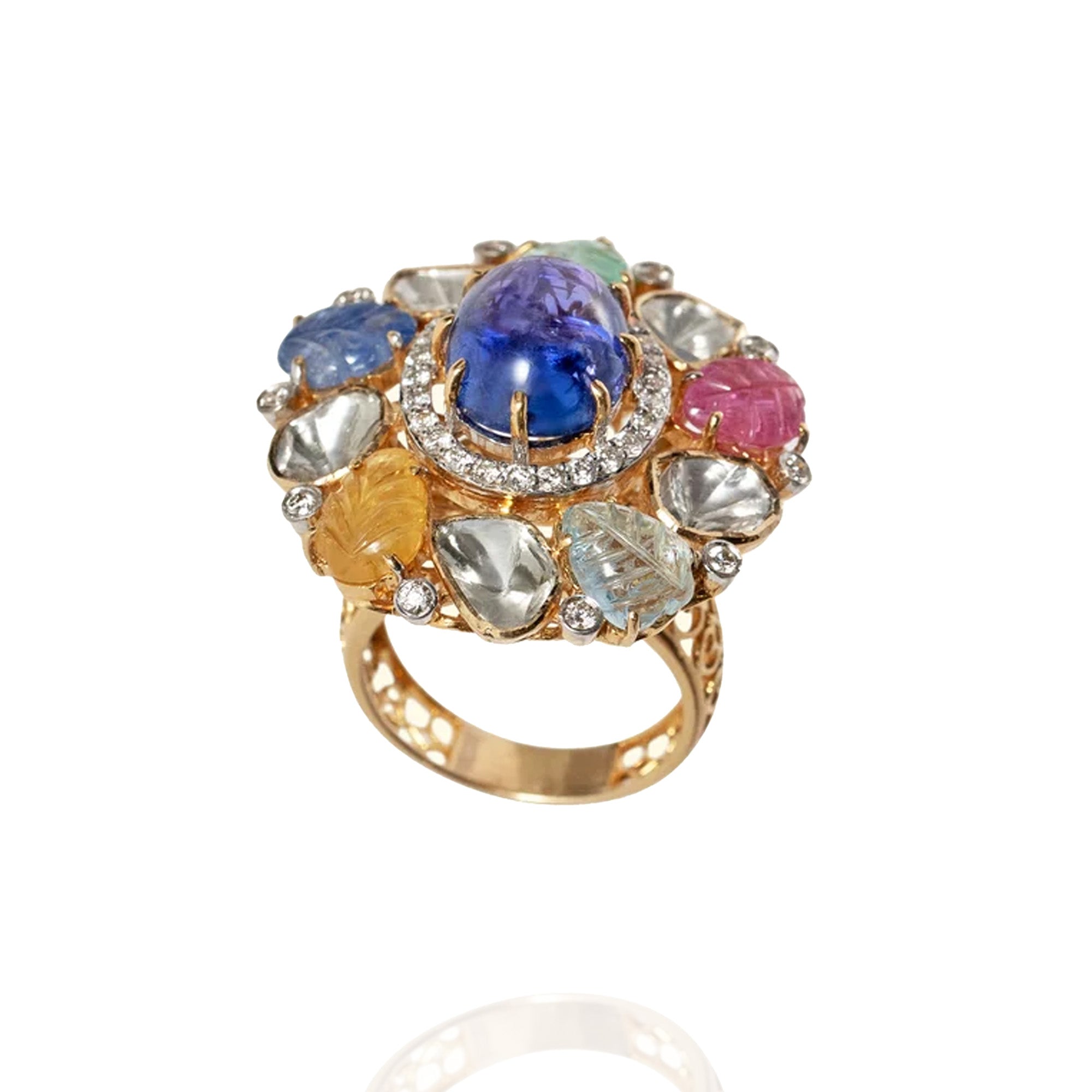 Sumedha Multi Sapphire Ring