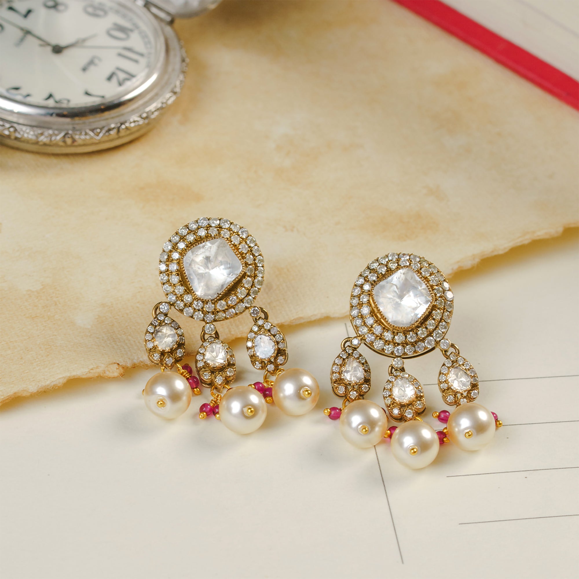 Zinia Polki Earrings