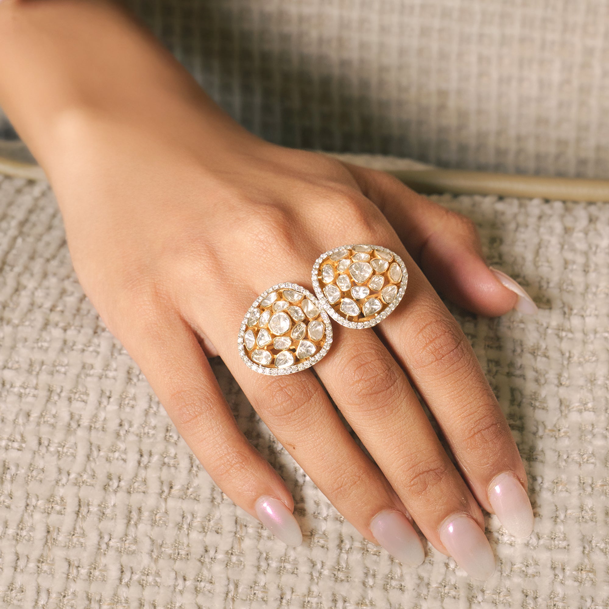Maliha Polki Ring