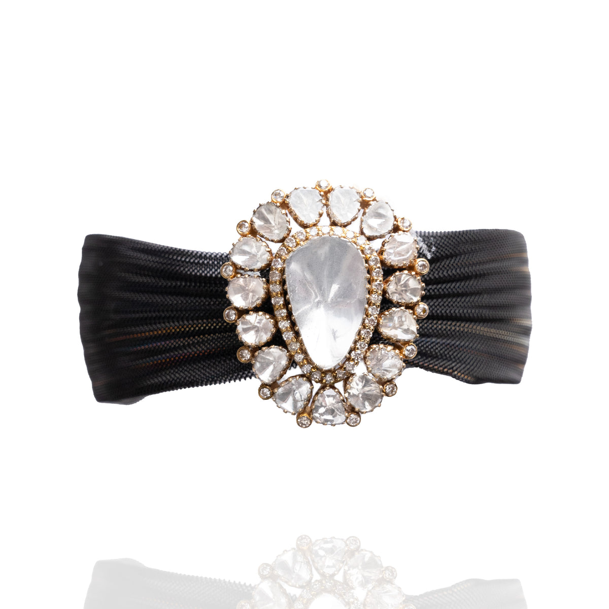 Crest Polki Diamond Cuff