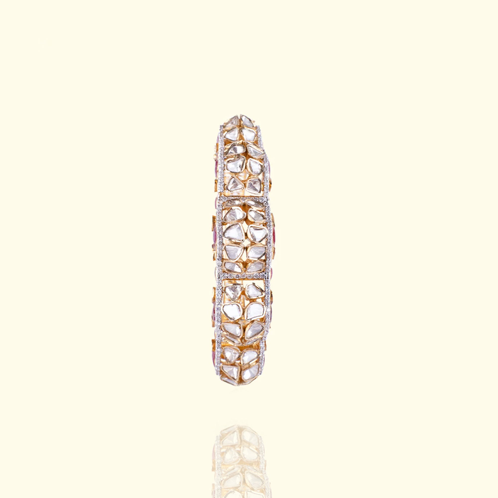 Arvee Polki Ruby Cuff