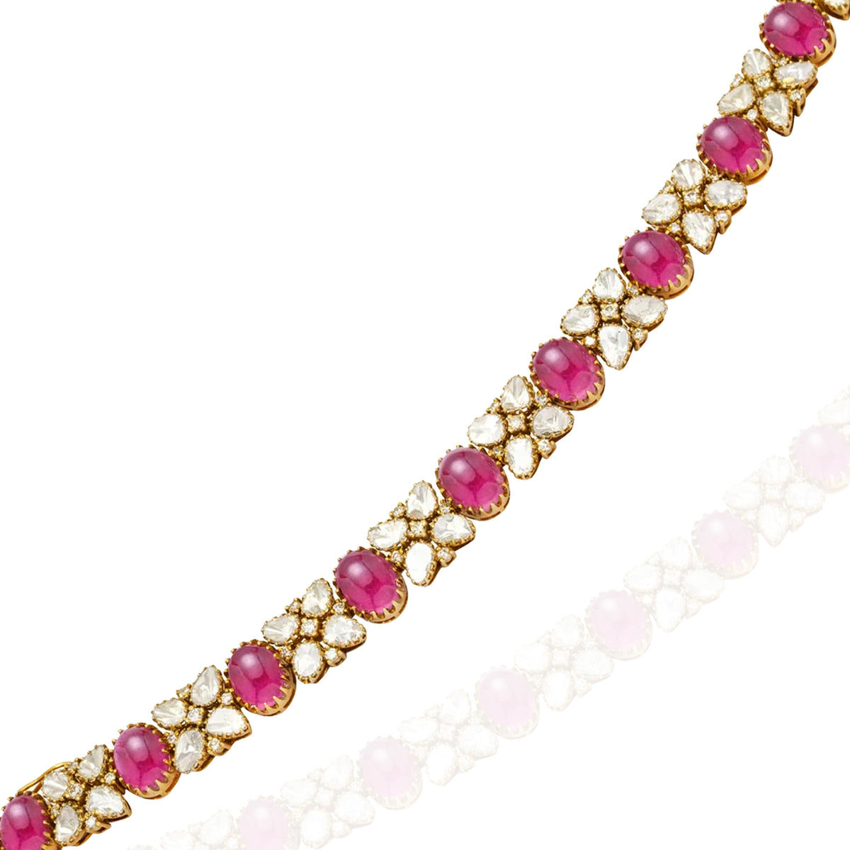 Roop Polki tourmaline Bracelet