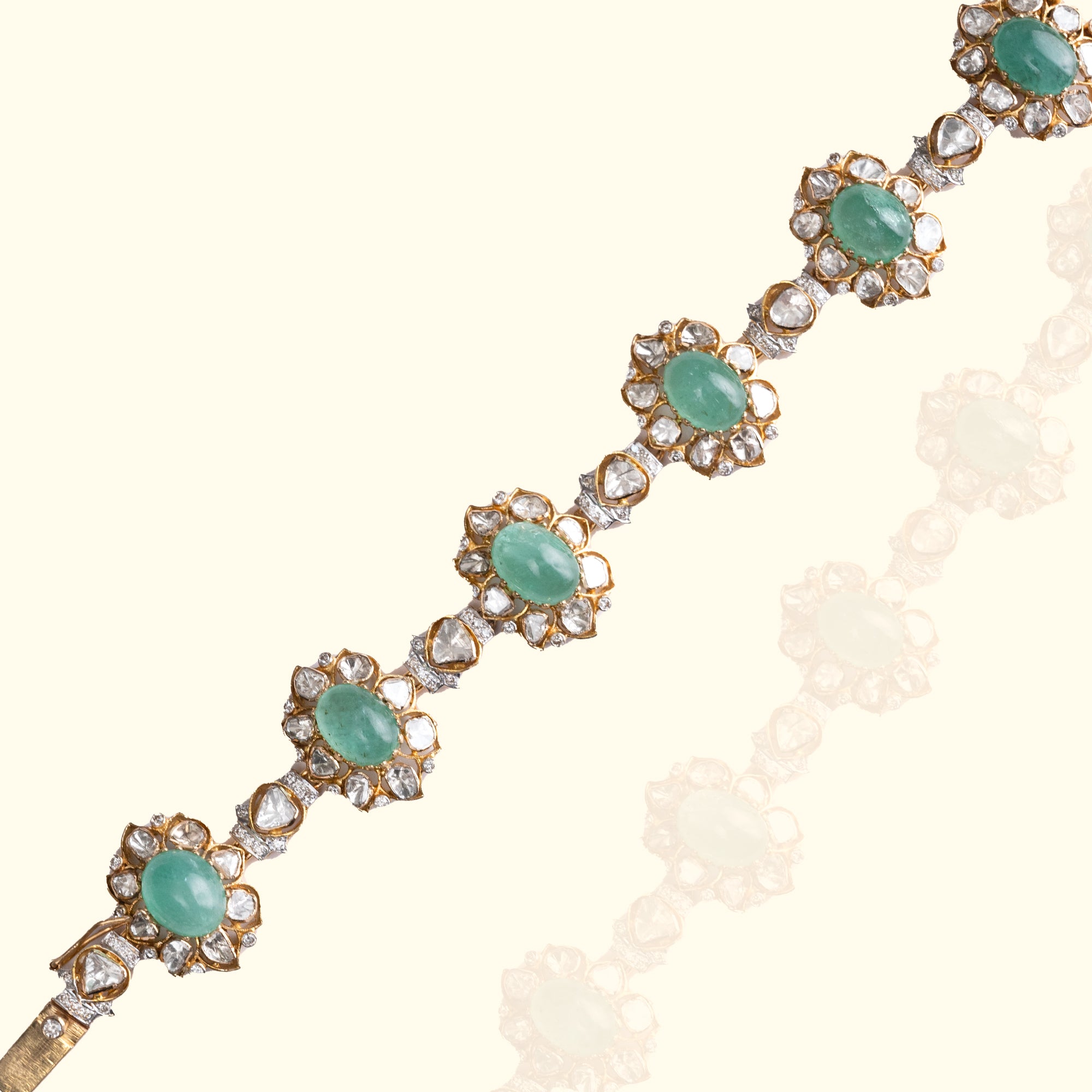 Naima Polki Emerald Bracelet