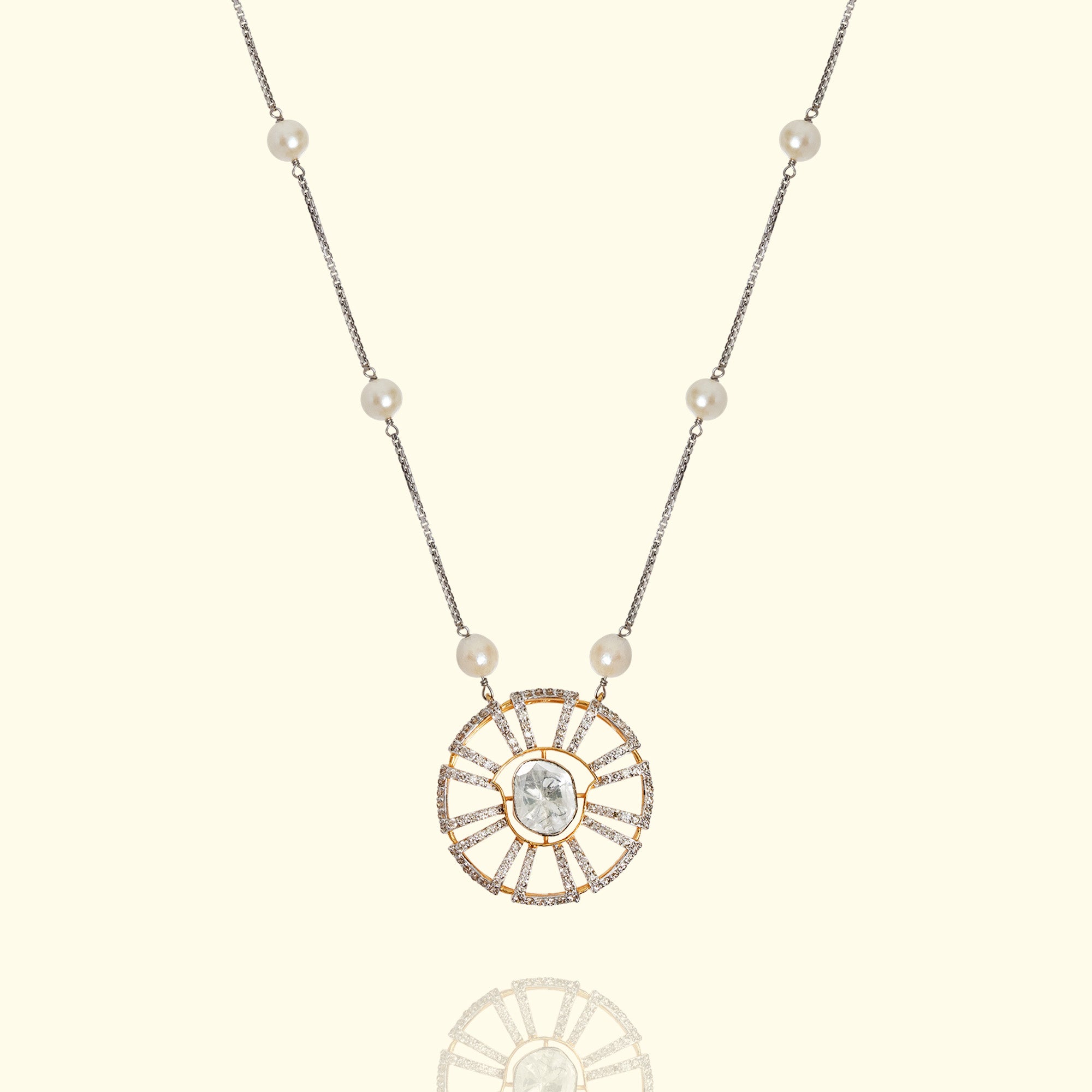 Chandni Chakra Polki Pendant