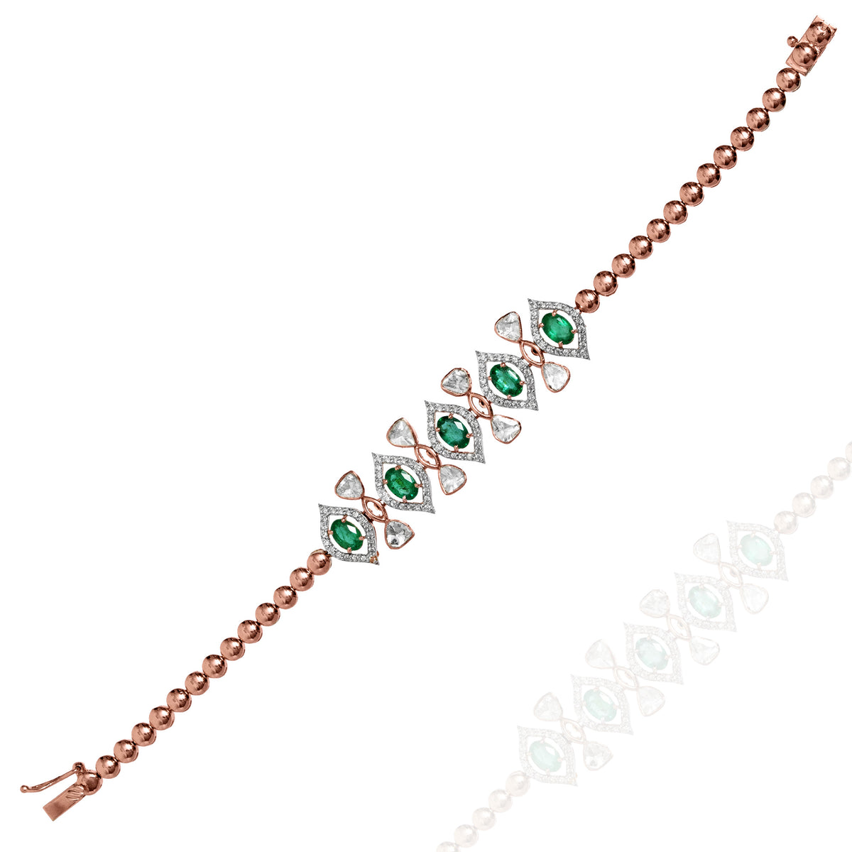 Aparna Polki Emerald Bracelet