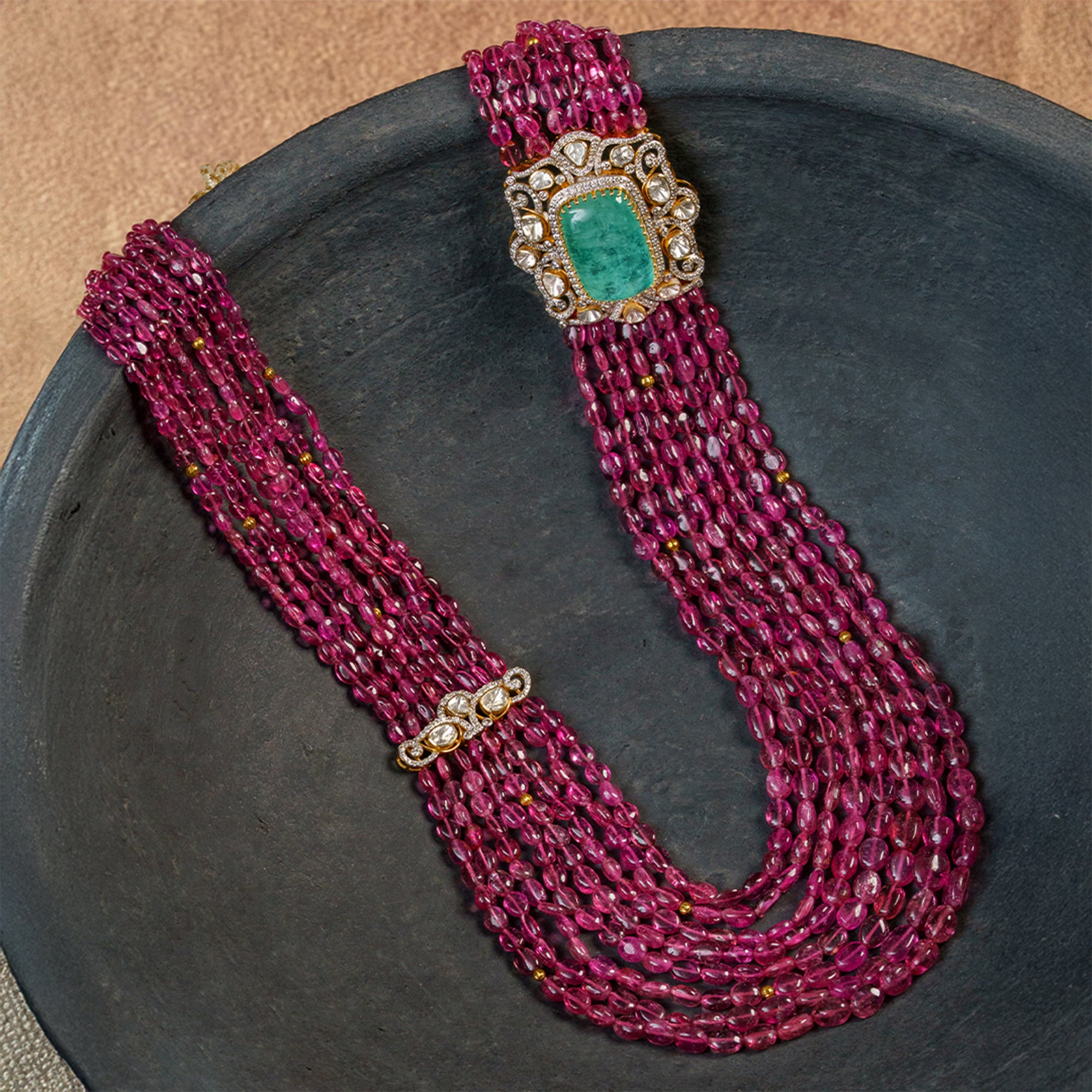 Anaya Polki tourmaline Necklace