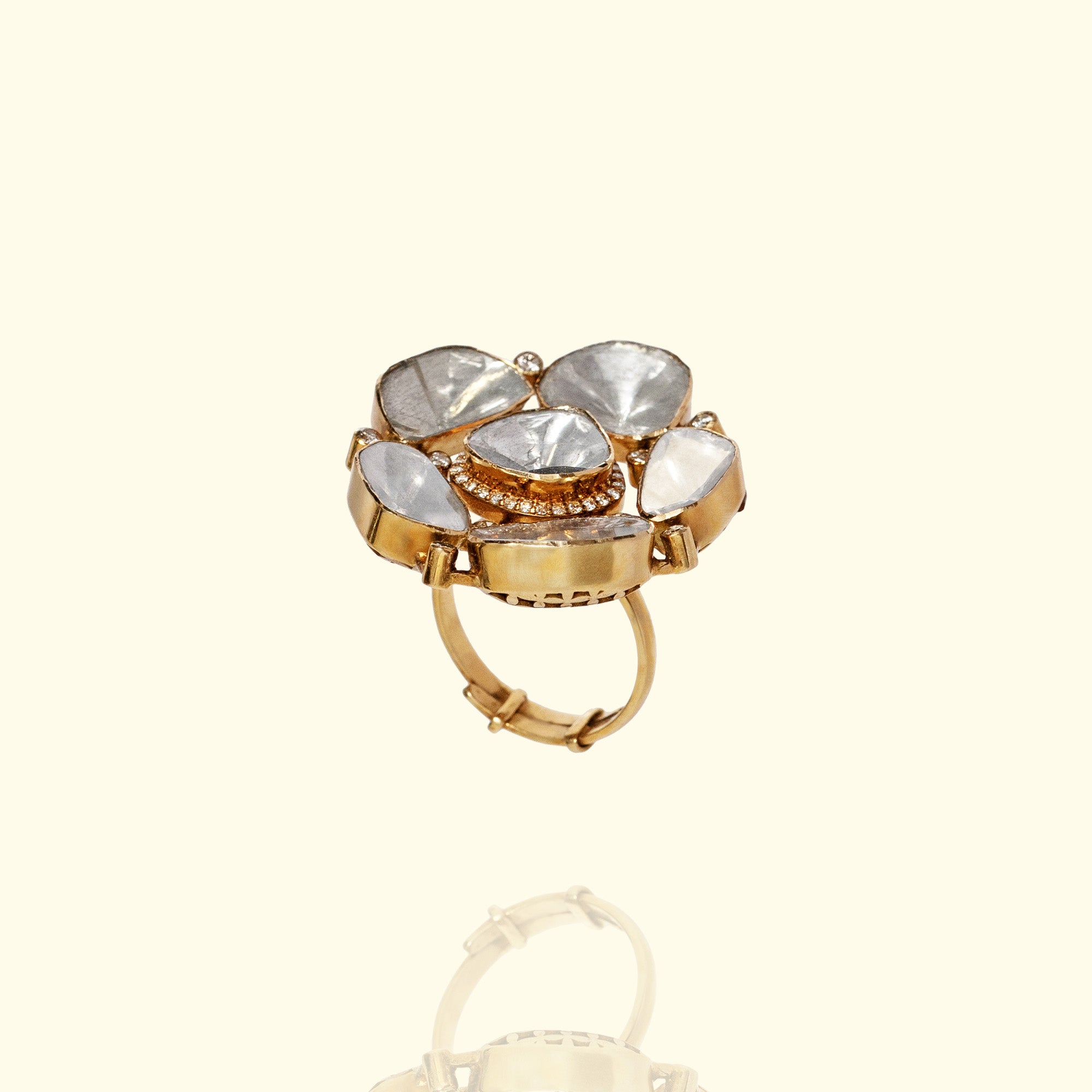 Sagini Polki Ring