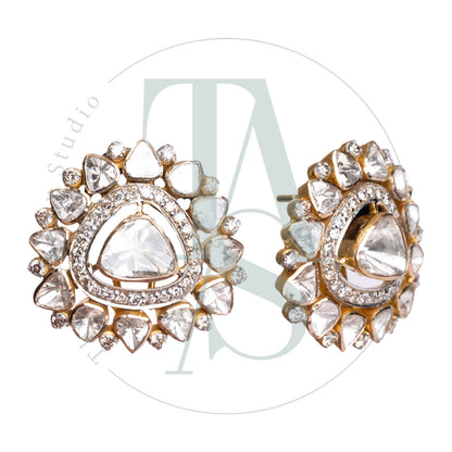 Amira Uncut Diamond Earrings