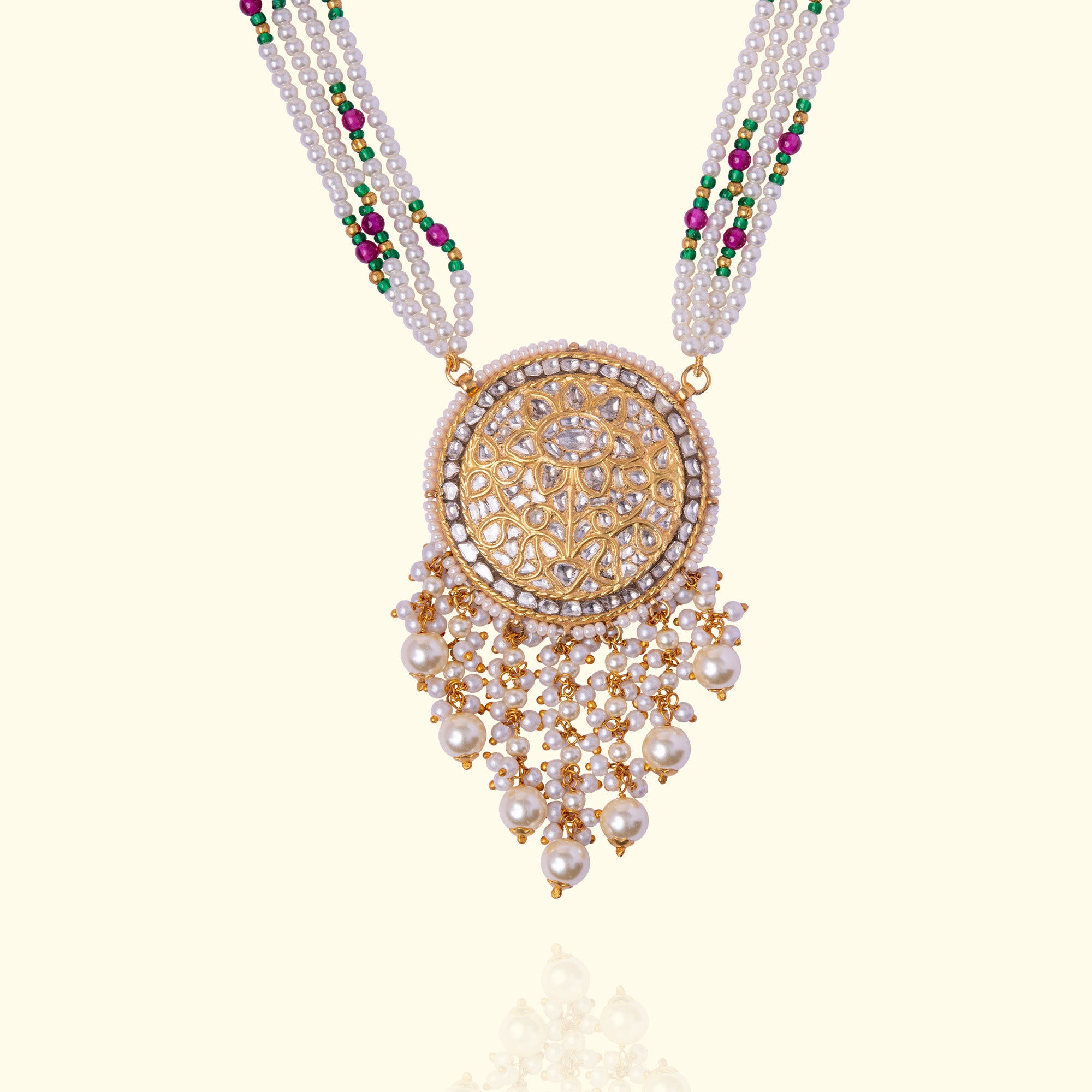 Naksh Polki Pendant