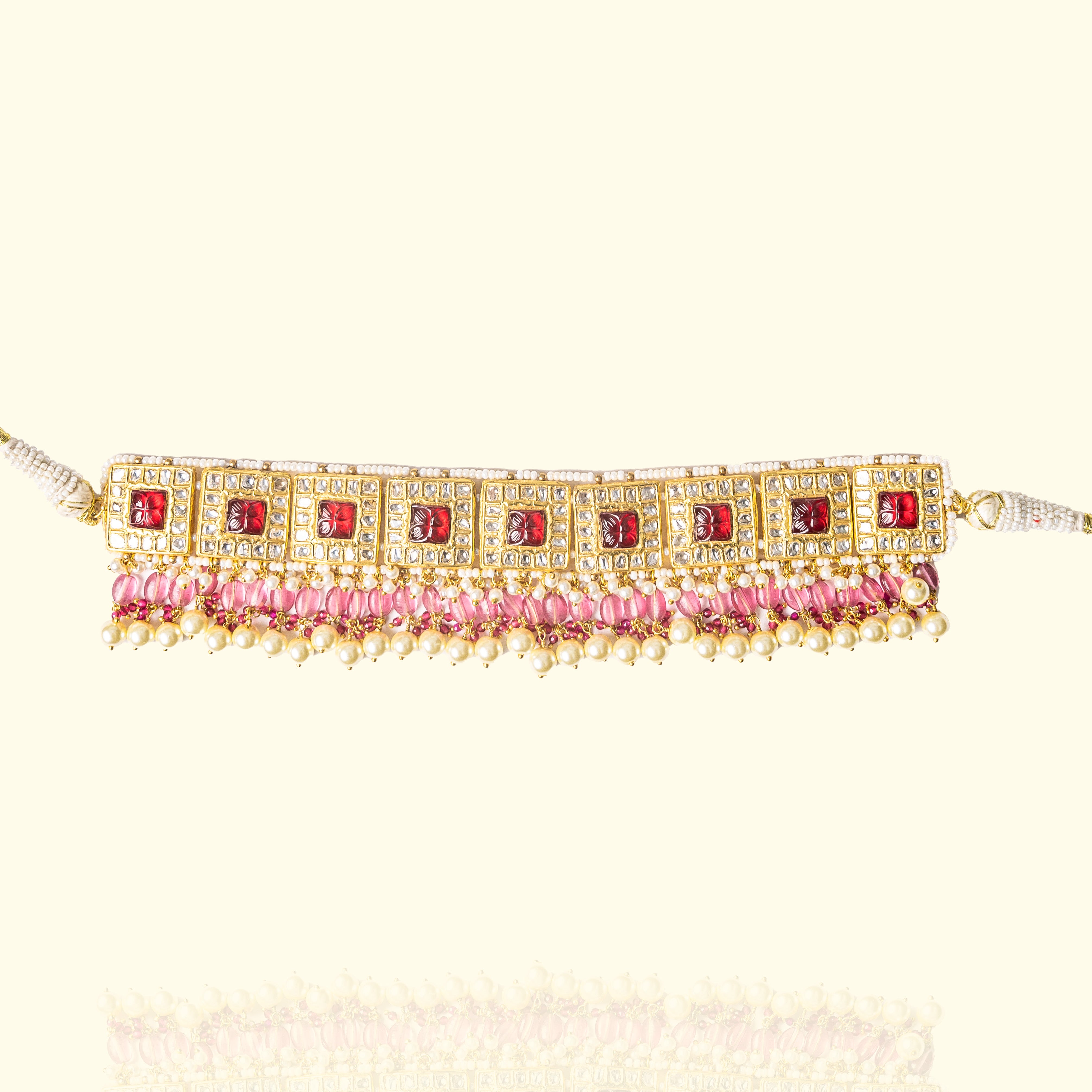 Upasana Polki Ruby Choker