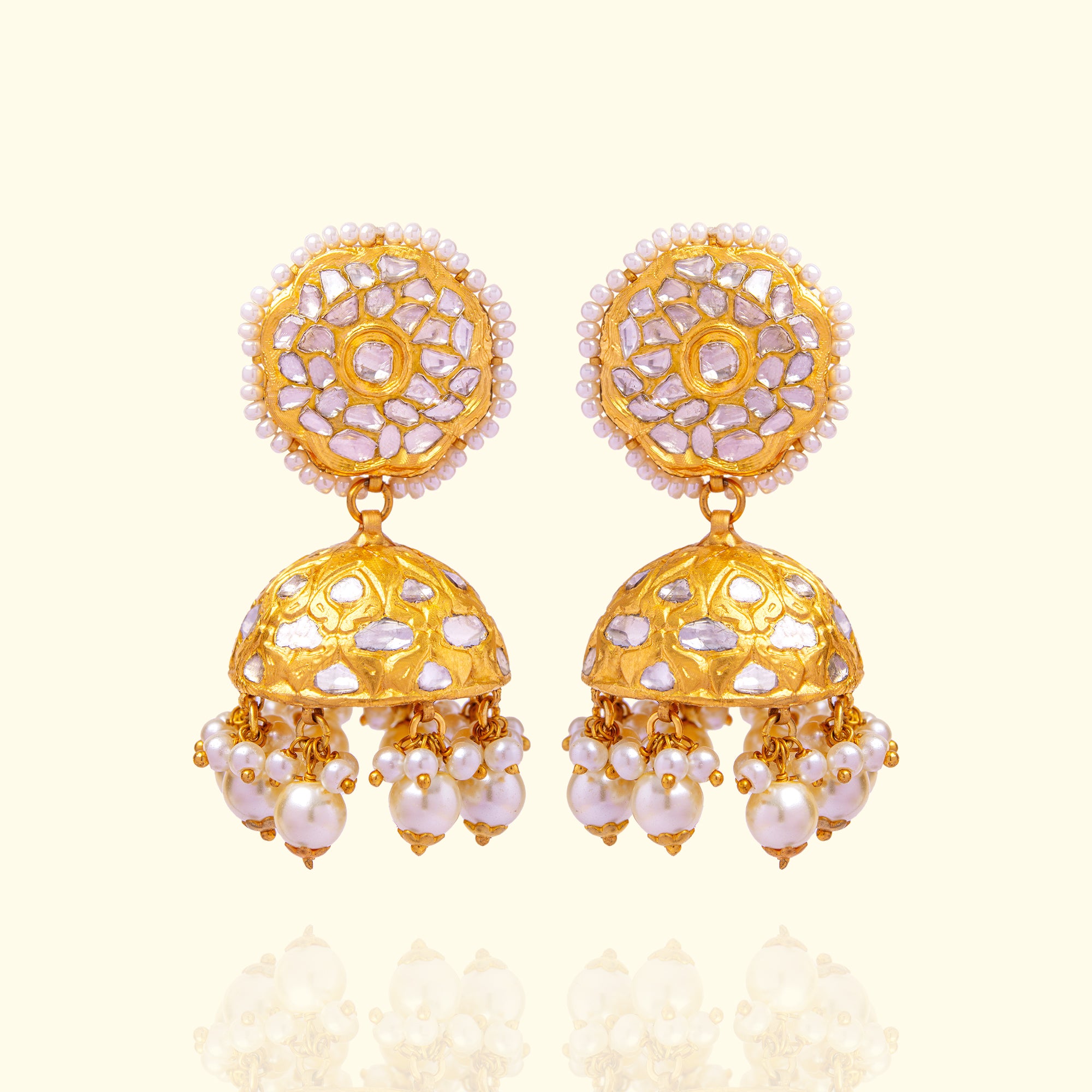 Riwaaz Polki Jhumkas