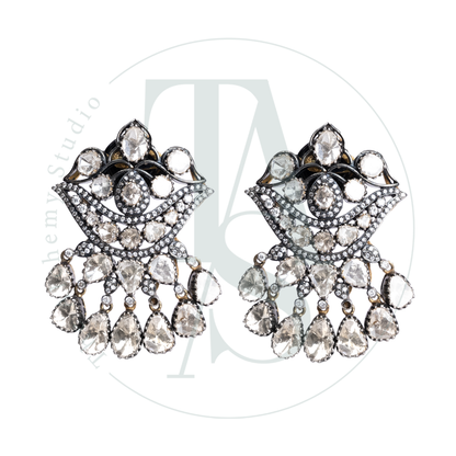 Ayla Uncut Diamond Earrings