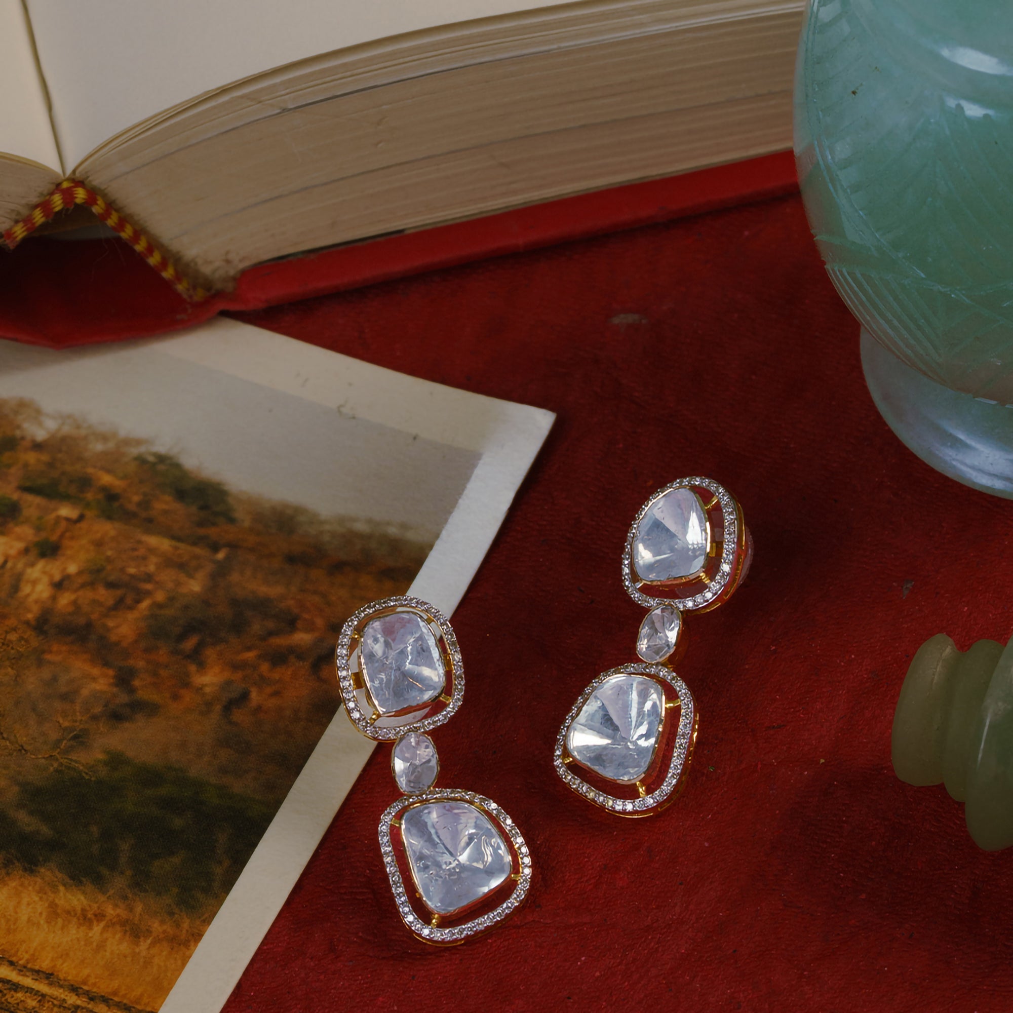 Ibadat Polki Earrings