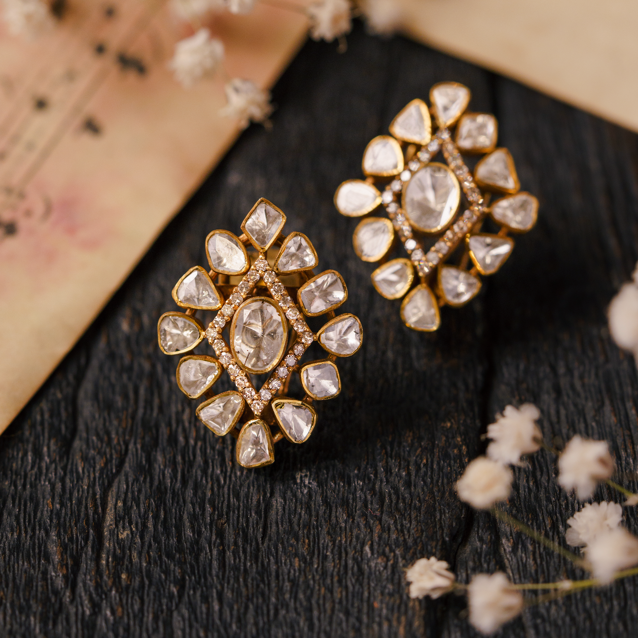 Thea Polki Earrings