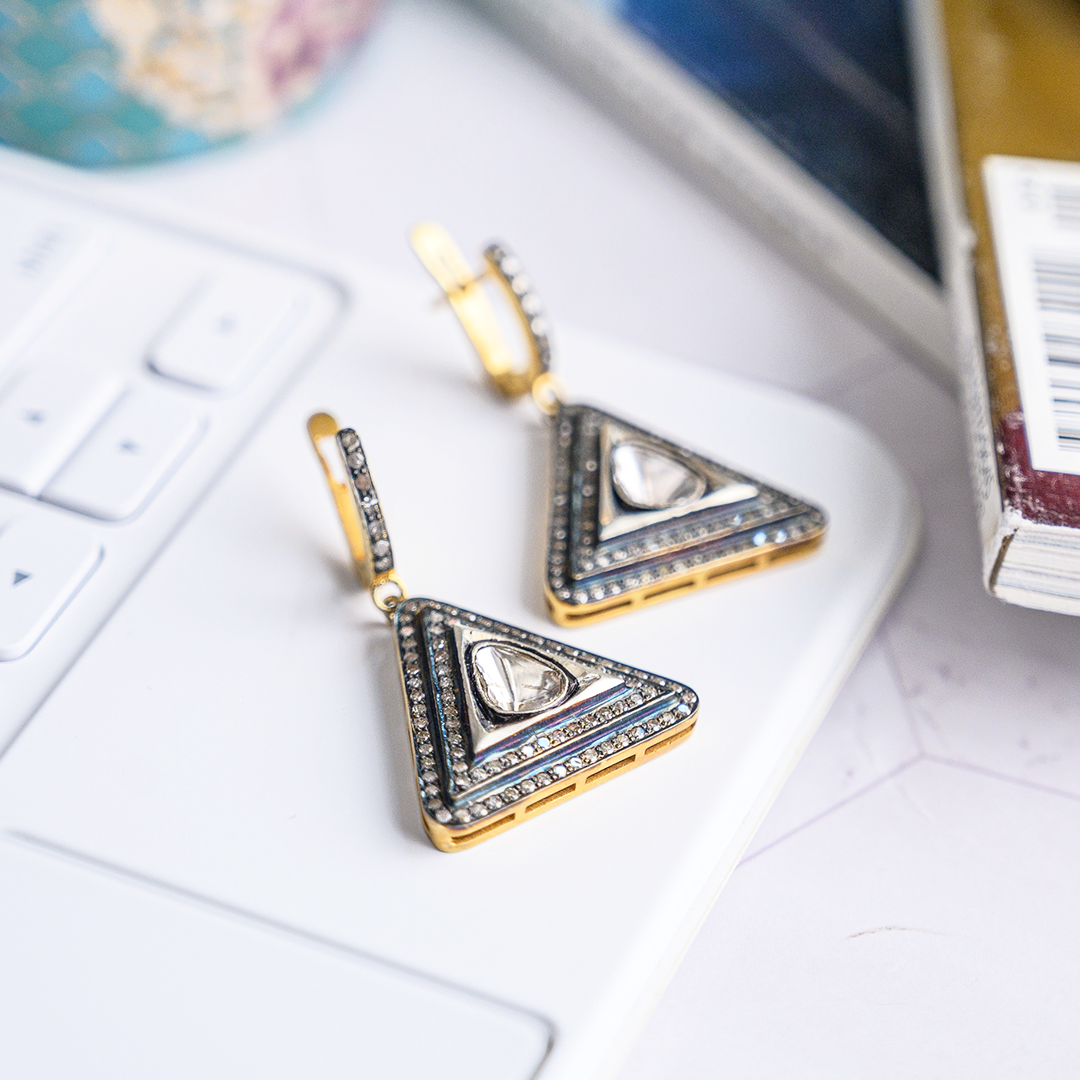 Jalen Polki Earrings