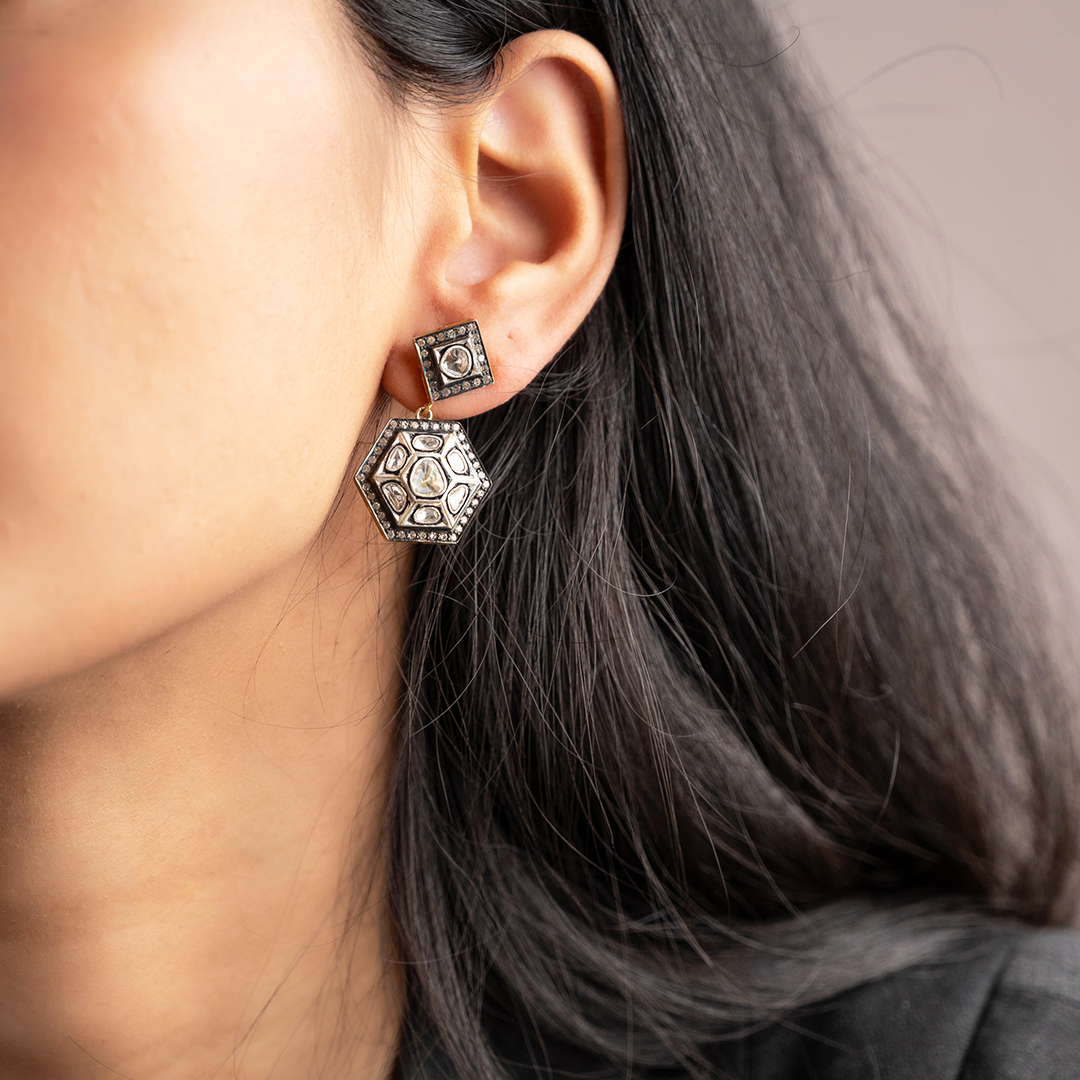 Neil Polki Earrings