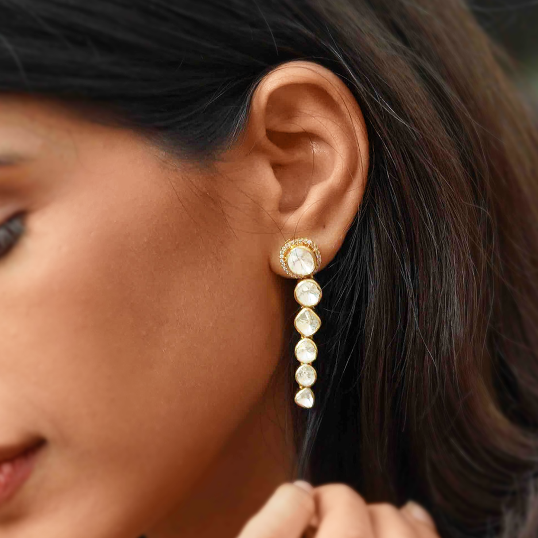 Cosmos Polki Earrings