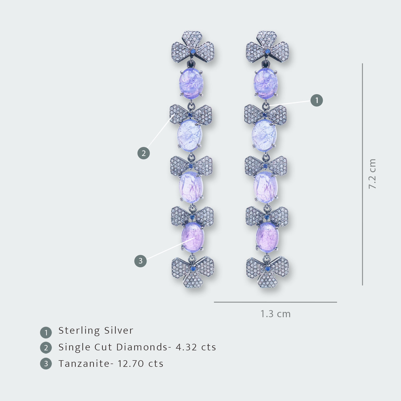 Cascading Flower Earrings