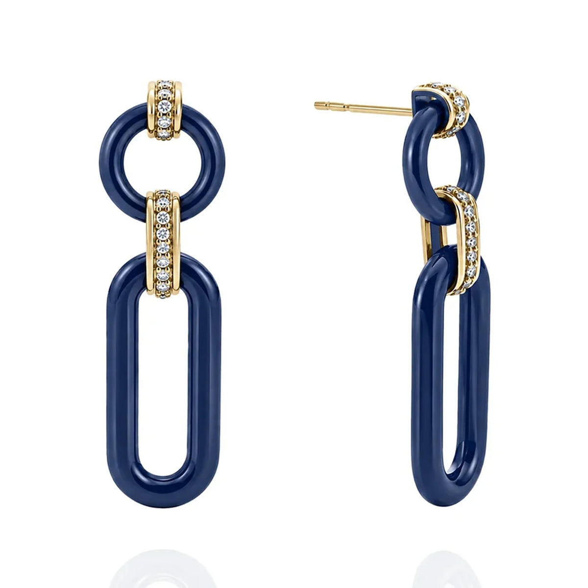 Chain of Thought Diamond Earrings