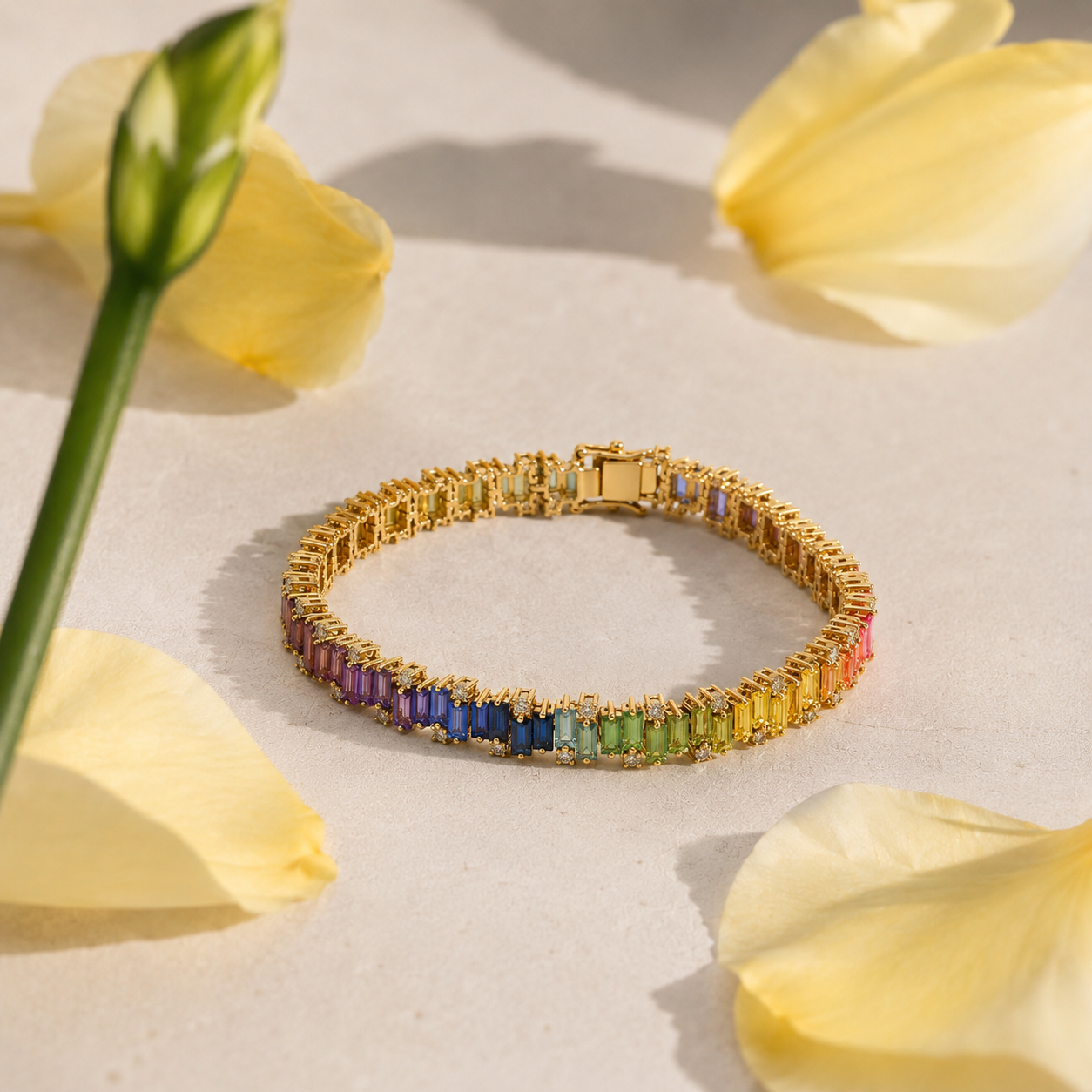 Cityscape Tennis Bracelet