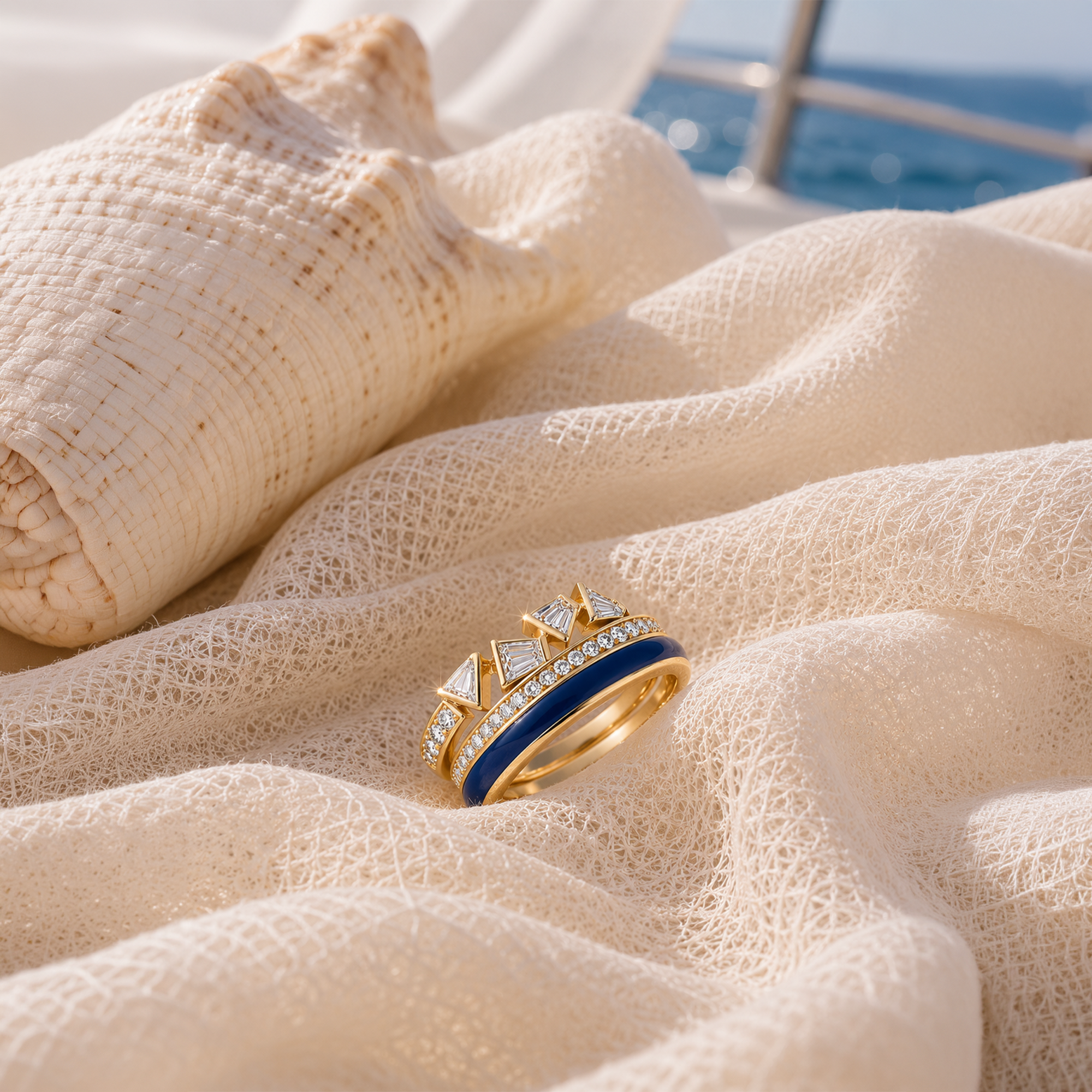 Cosmic Tier Diamond Ring