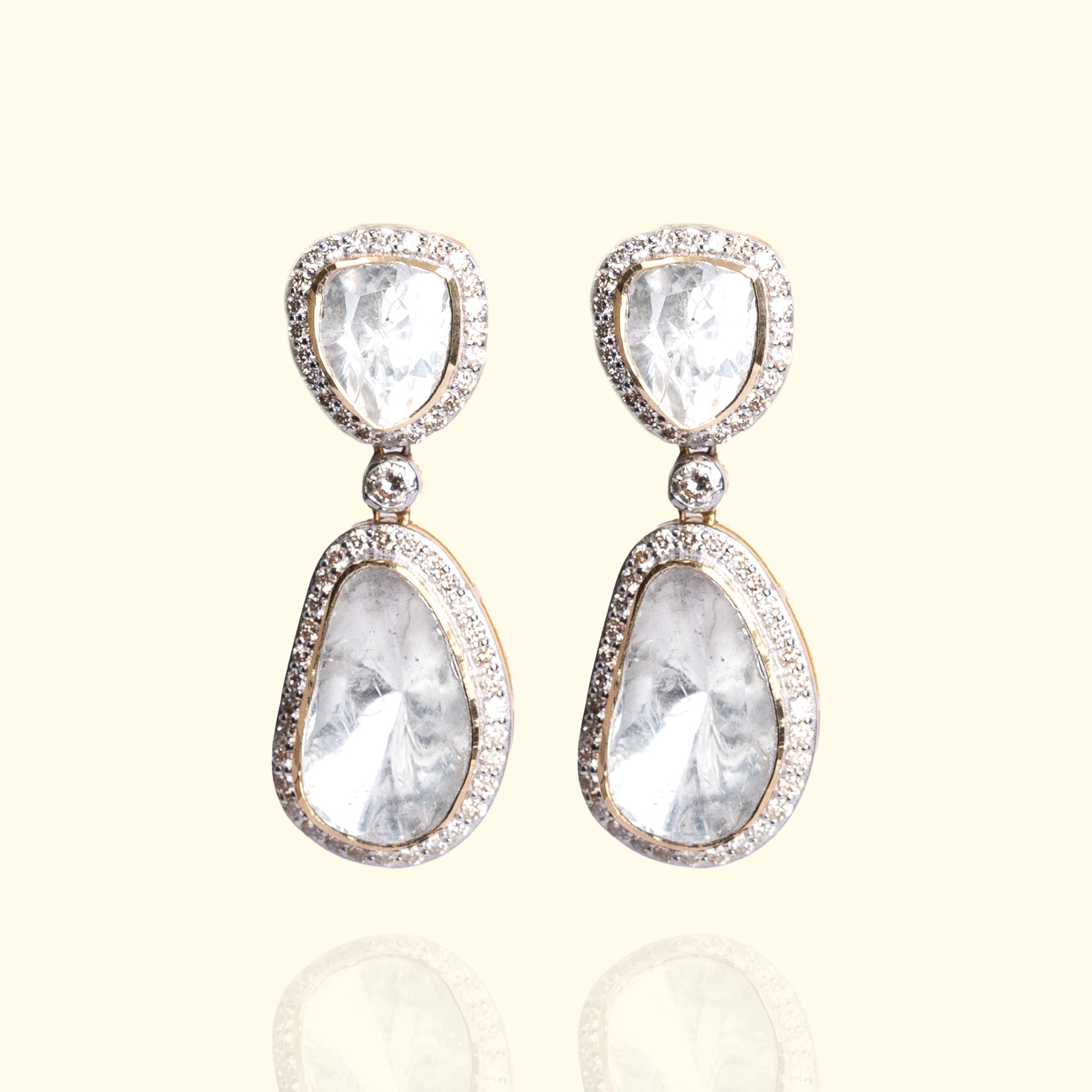 Starlight Polki Diamond Earrings