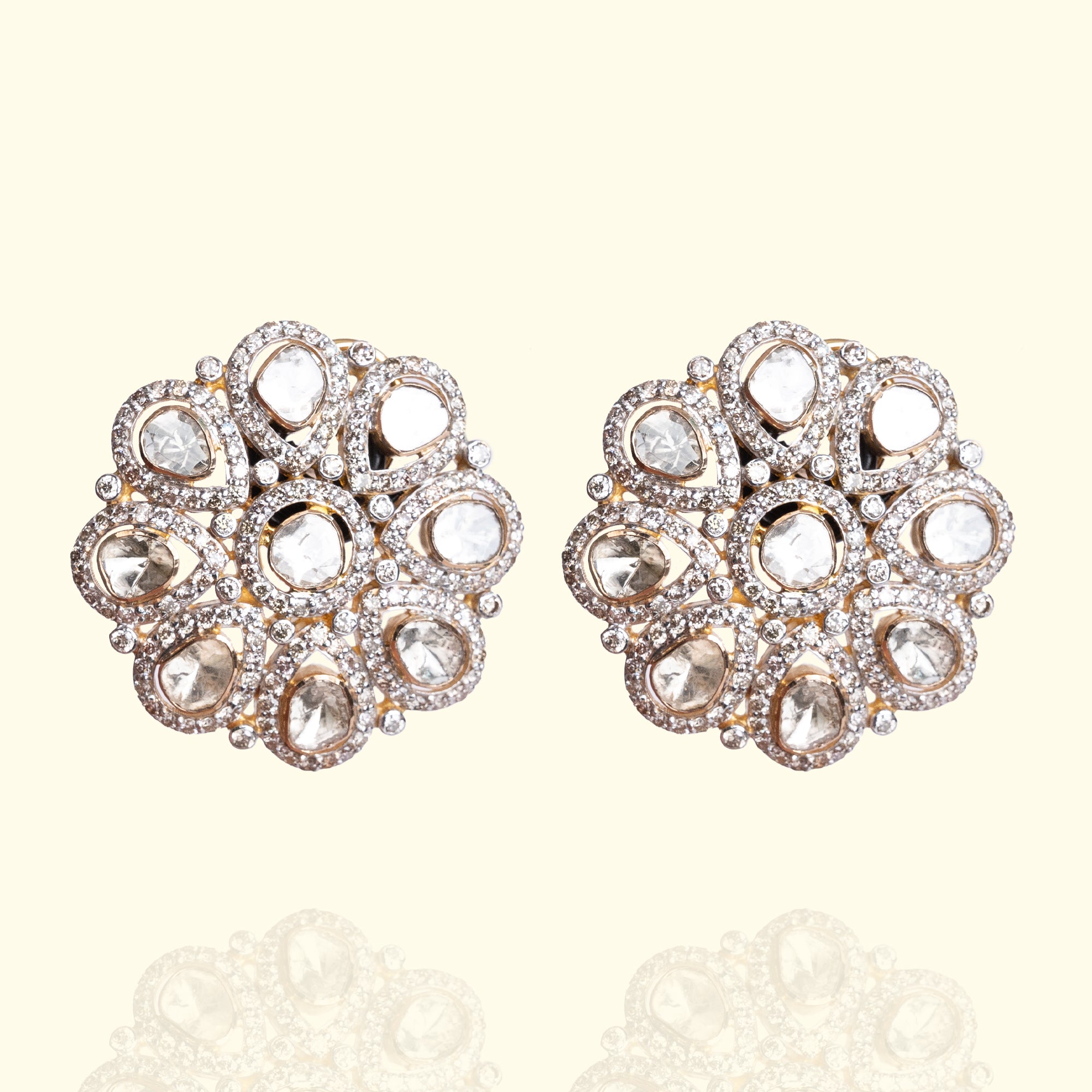 Osha Polki Diamond Earrings