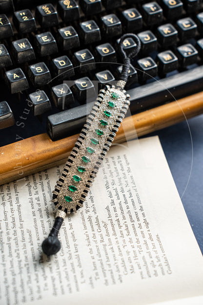 Clarice Emerald and Diamond Bracelet