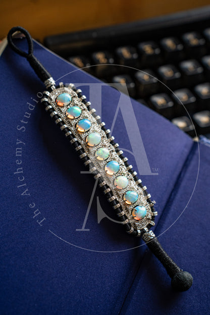 Jonah Opal and Diamond Bracelet